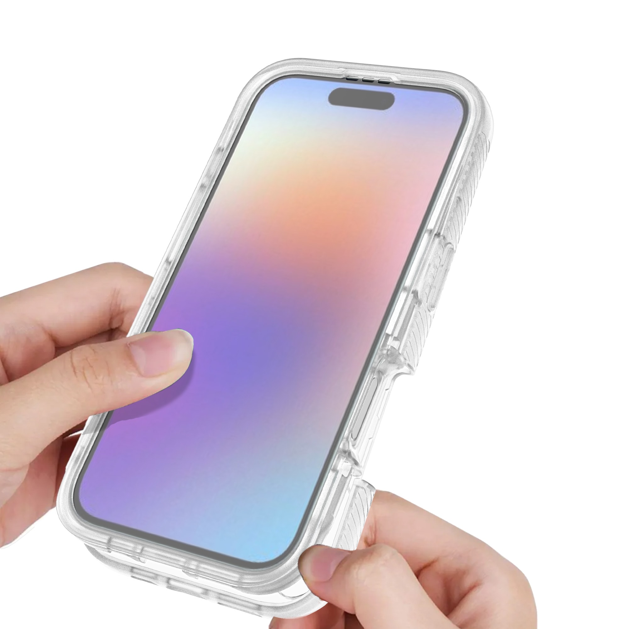 iPhone 17 Mobilcover Full Protection, Gennemsigtig
