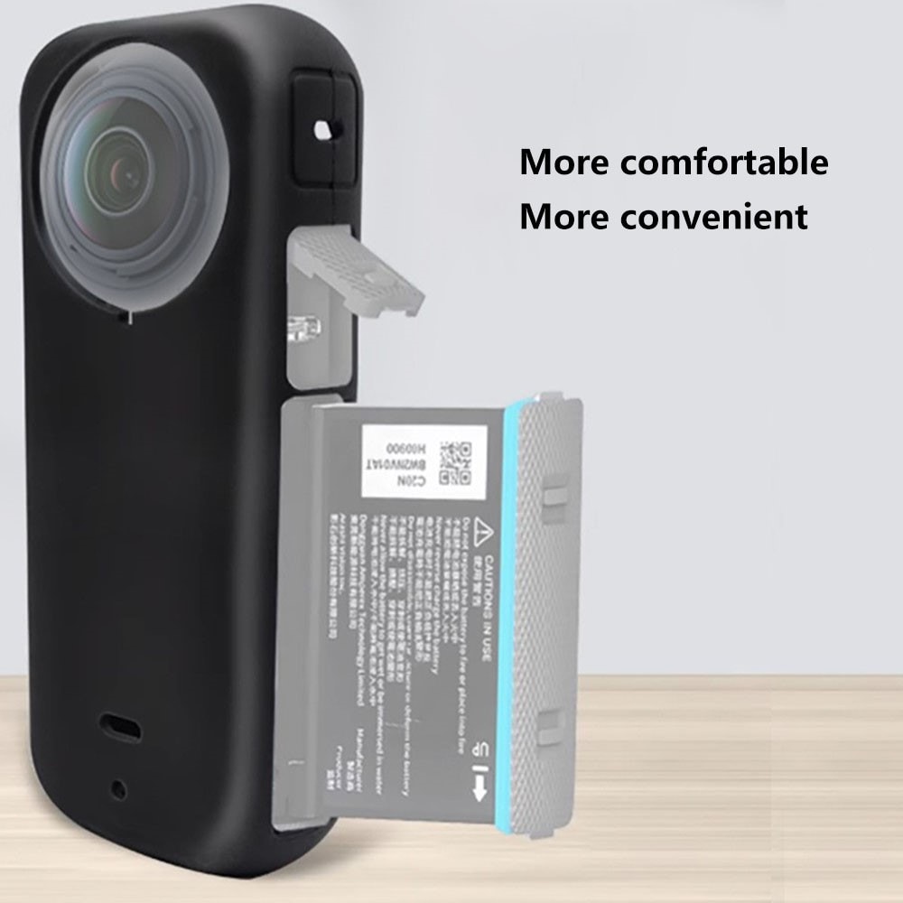 Insta360 X4 silikonecover, Sort