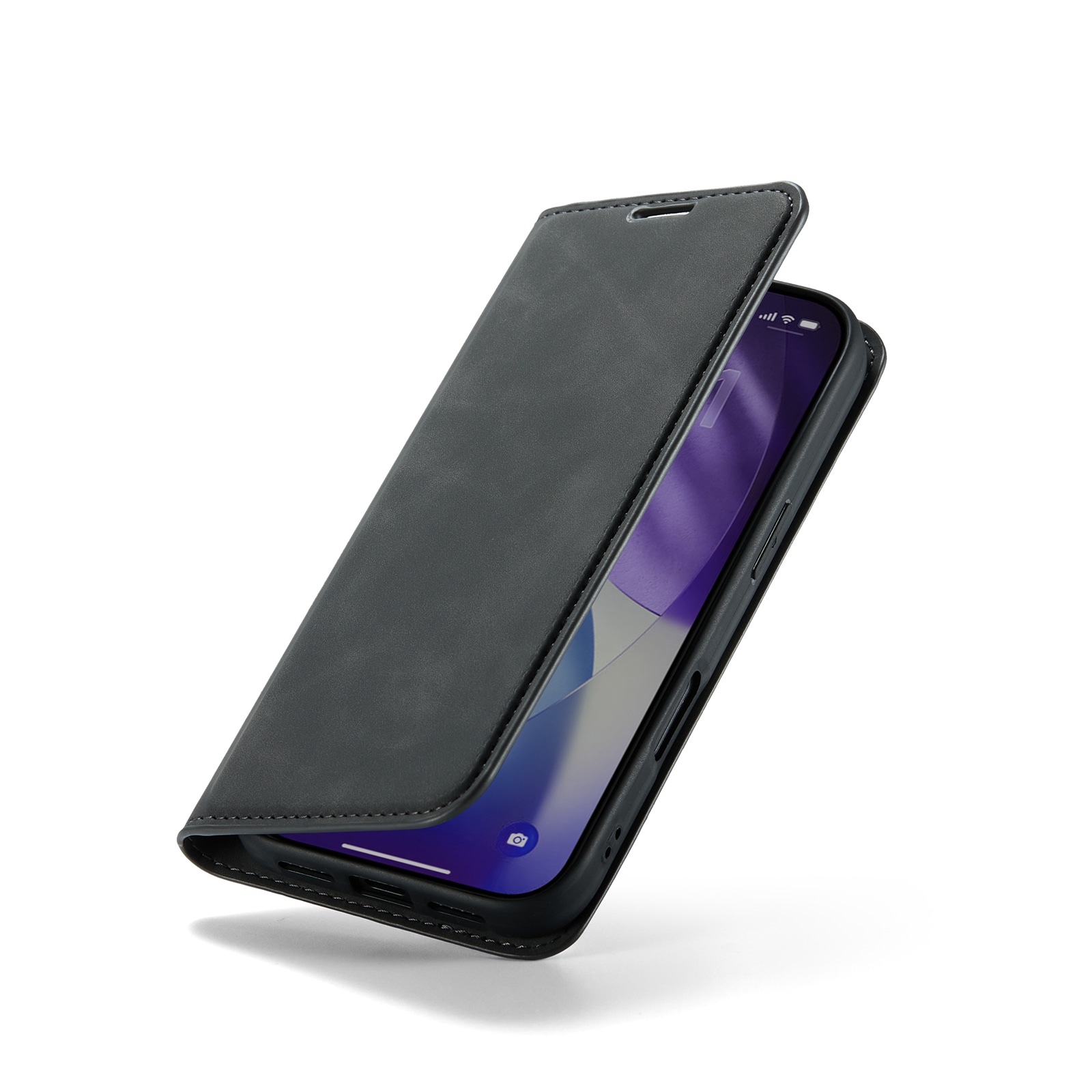 iPhone 17 Pro Slankt etui med kortholder, Sort