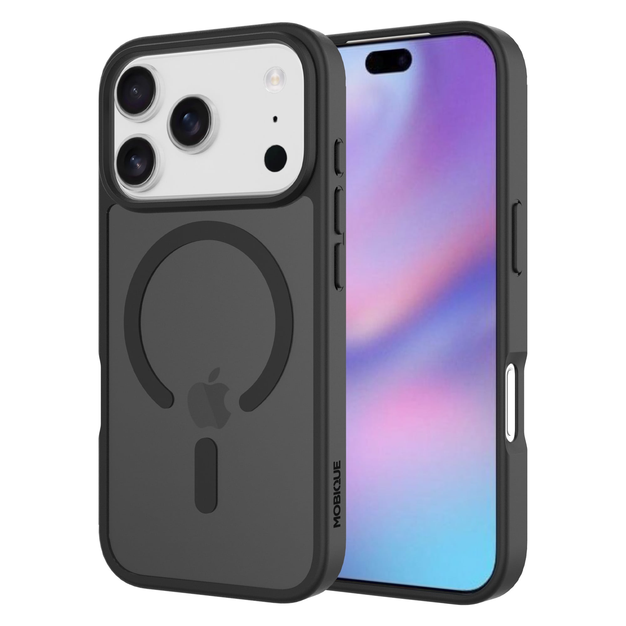 iPhone 17 Pro Hybrid-cover magnetisk, Frosted Black