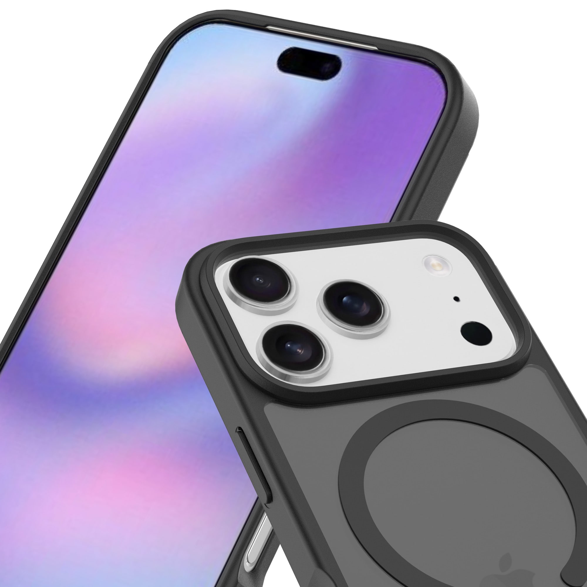 iPhone 17 Pro Hybrid-cover magnetisk, Frosted Black