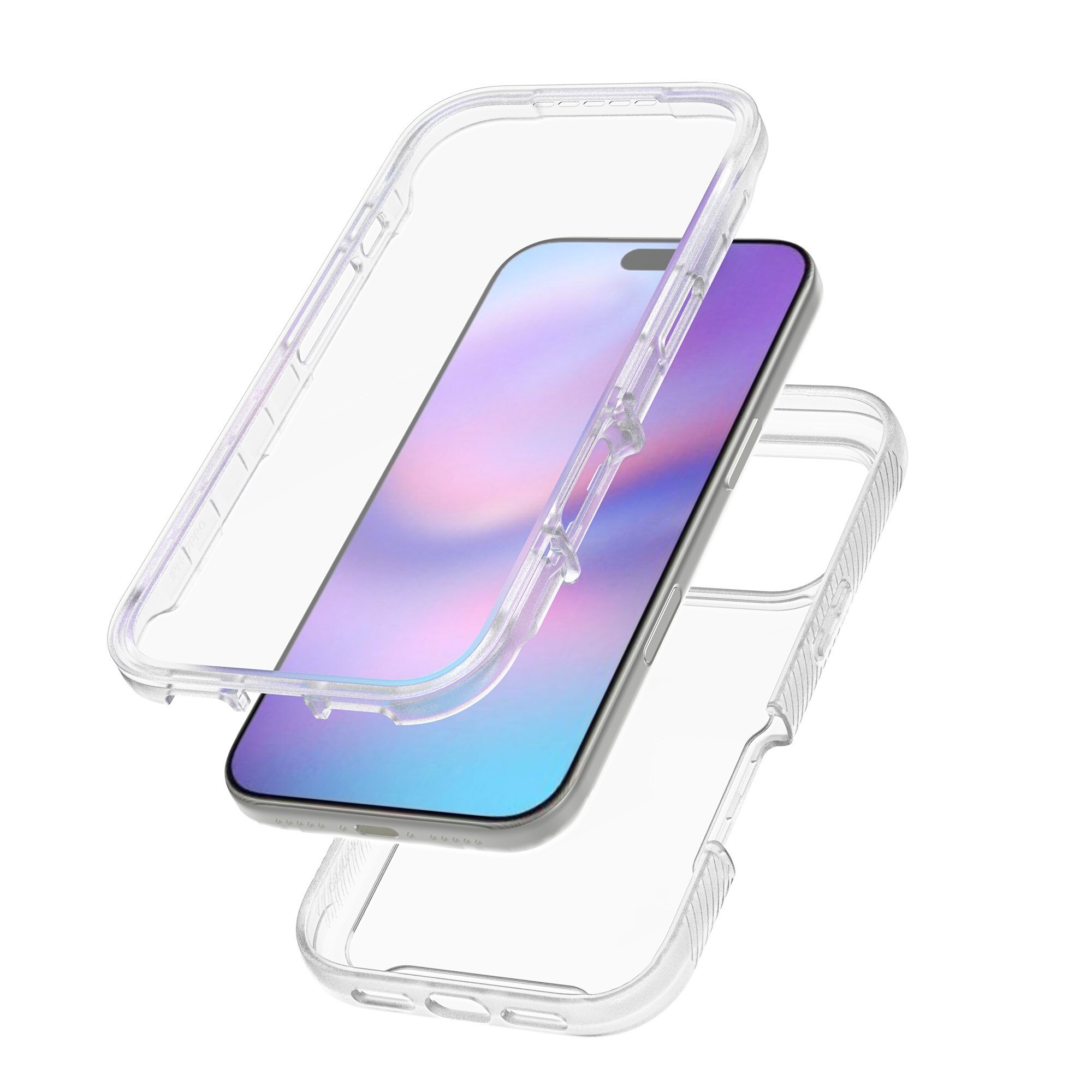 iPhone 17 Pro Max Mobilcover Full Protection, Gennemsigtig