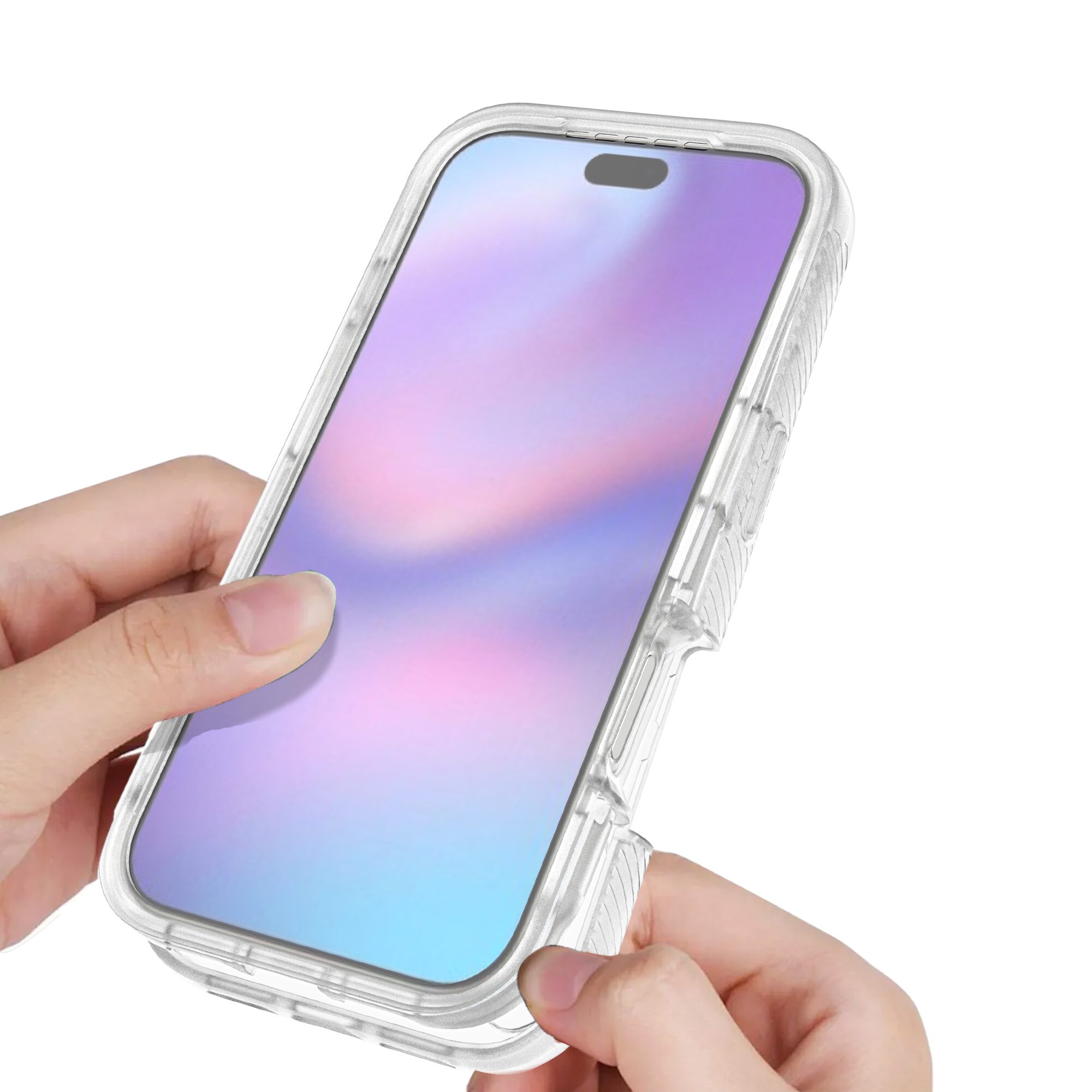 iPhone 17 Pro Max Mobilcover Full Protection, Gennemsigtig