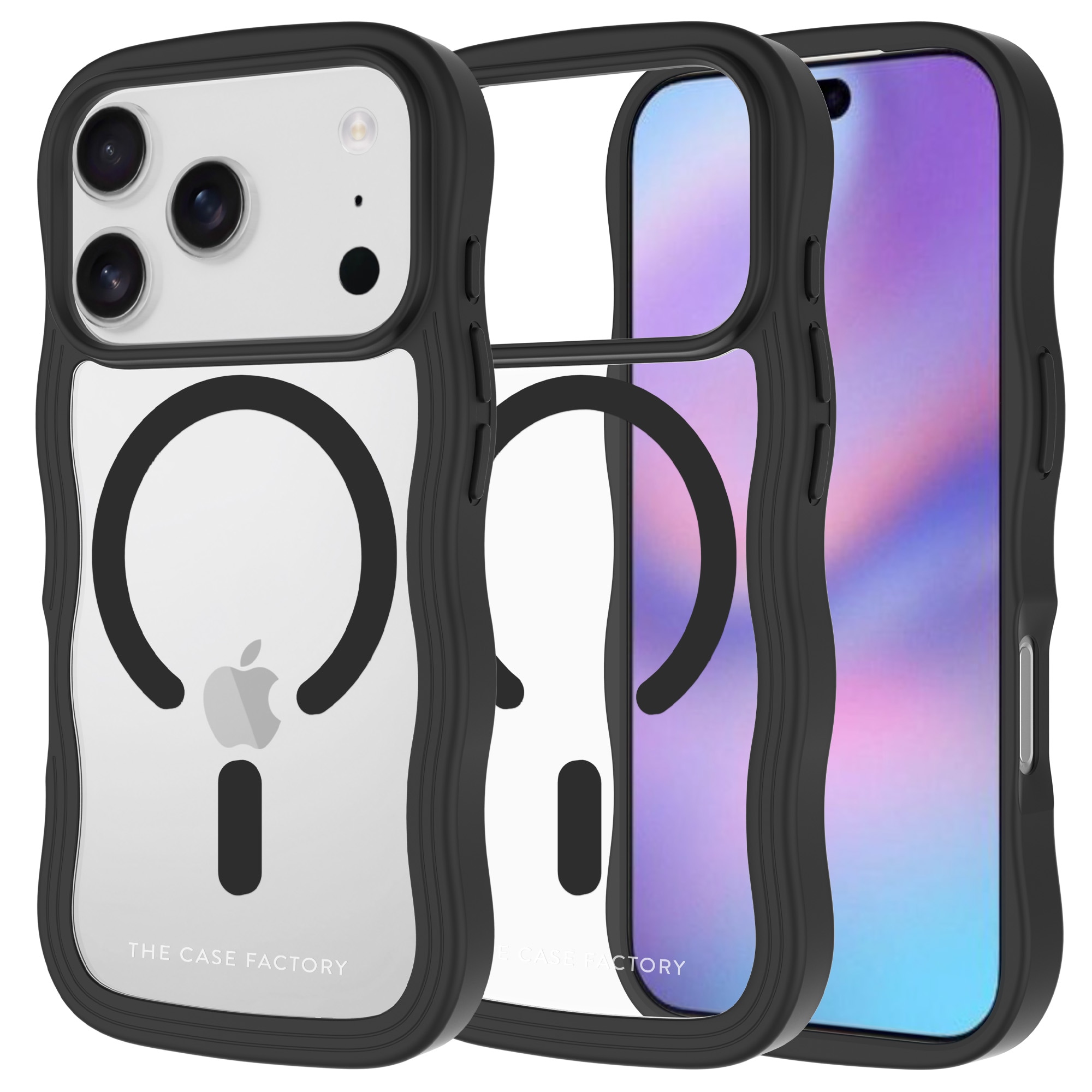 iPhone 17 Pro The Wave Magnetic Case, Sort