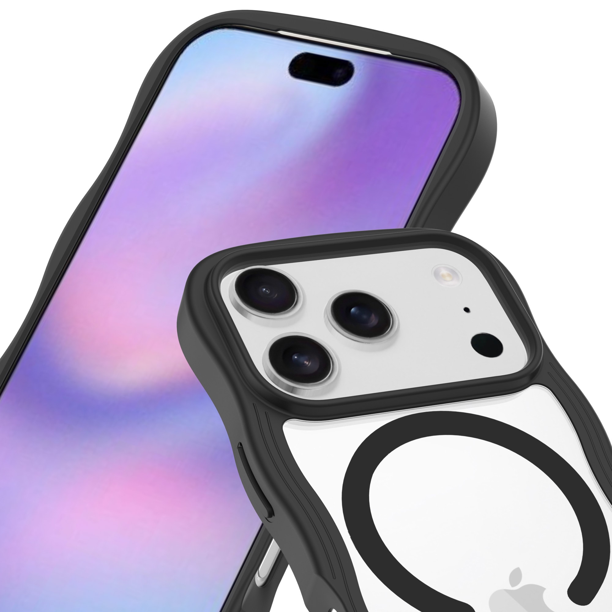 iPhone 17 Pro The Wave Magnetic Case, Sort