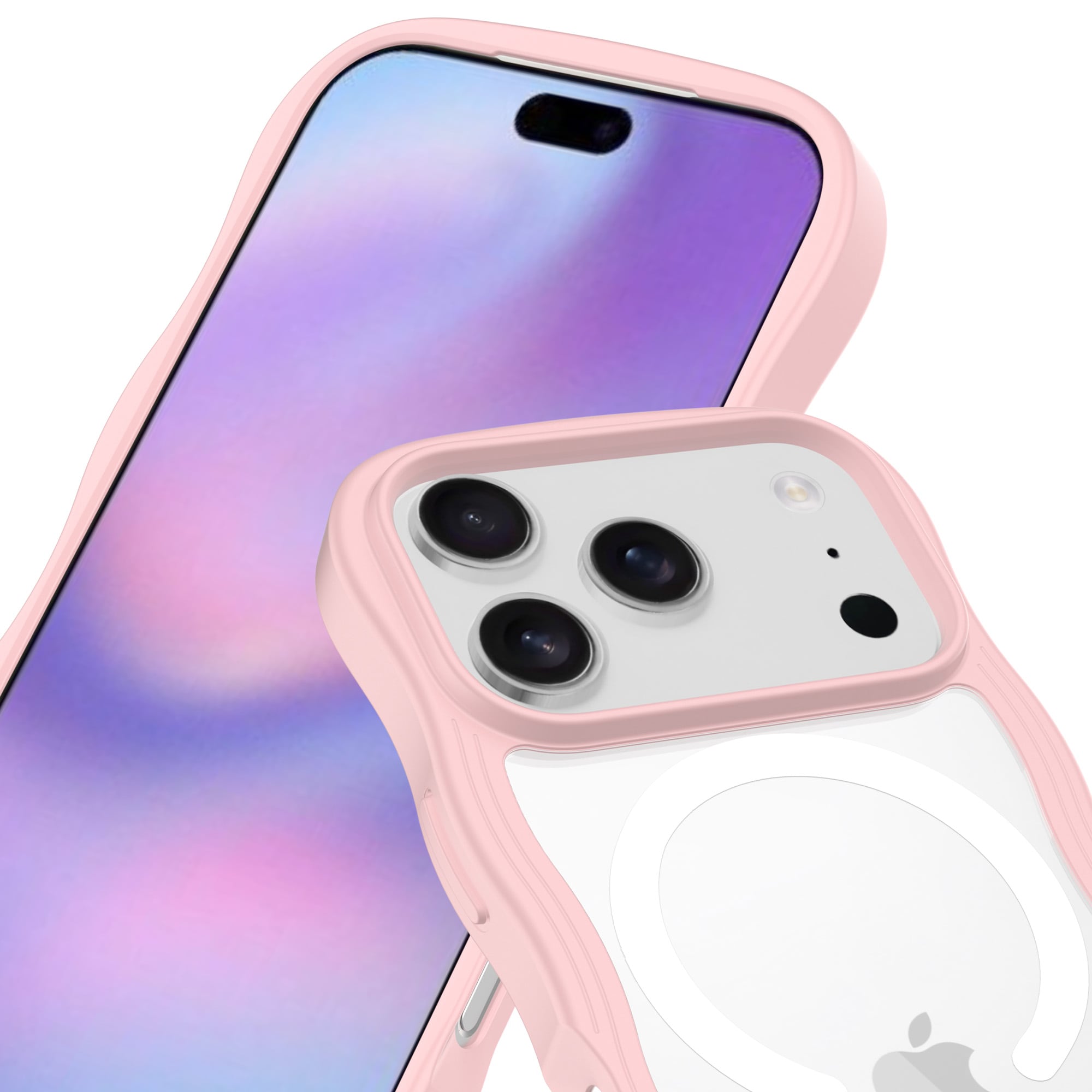 iPhone 17 Pro The Wave Magnetic Case, Lyserød