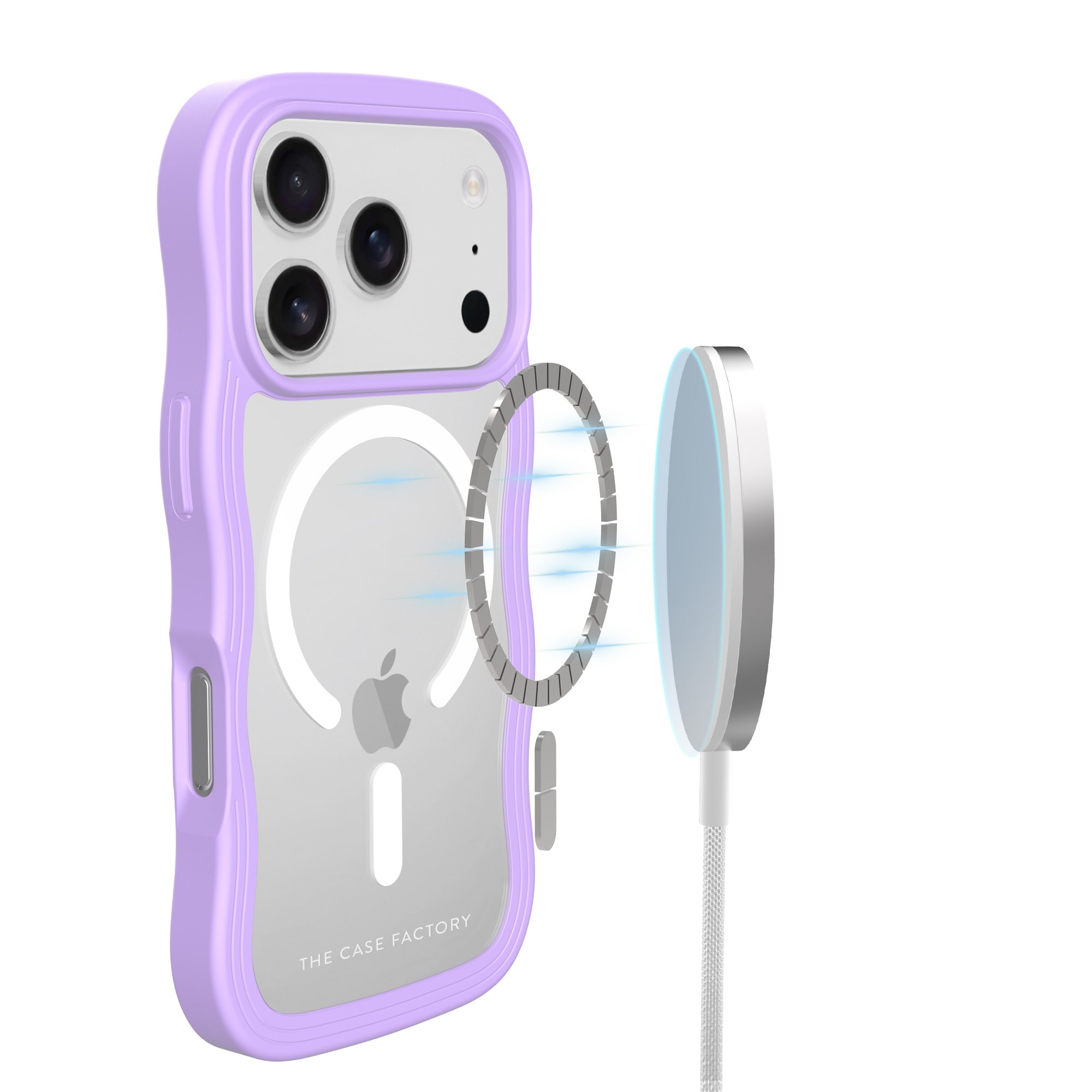 iPhone 17 Pro The Wave Magnetic Case, Lilla