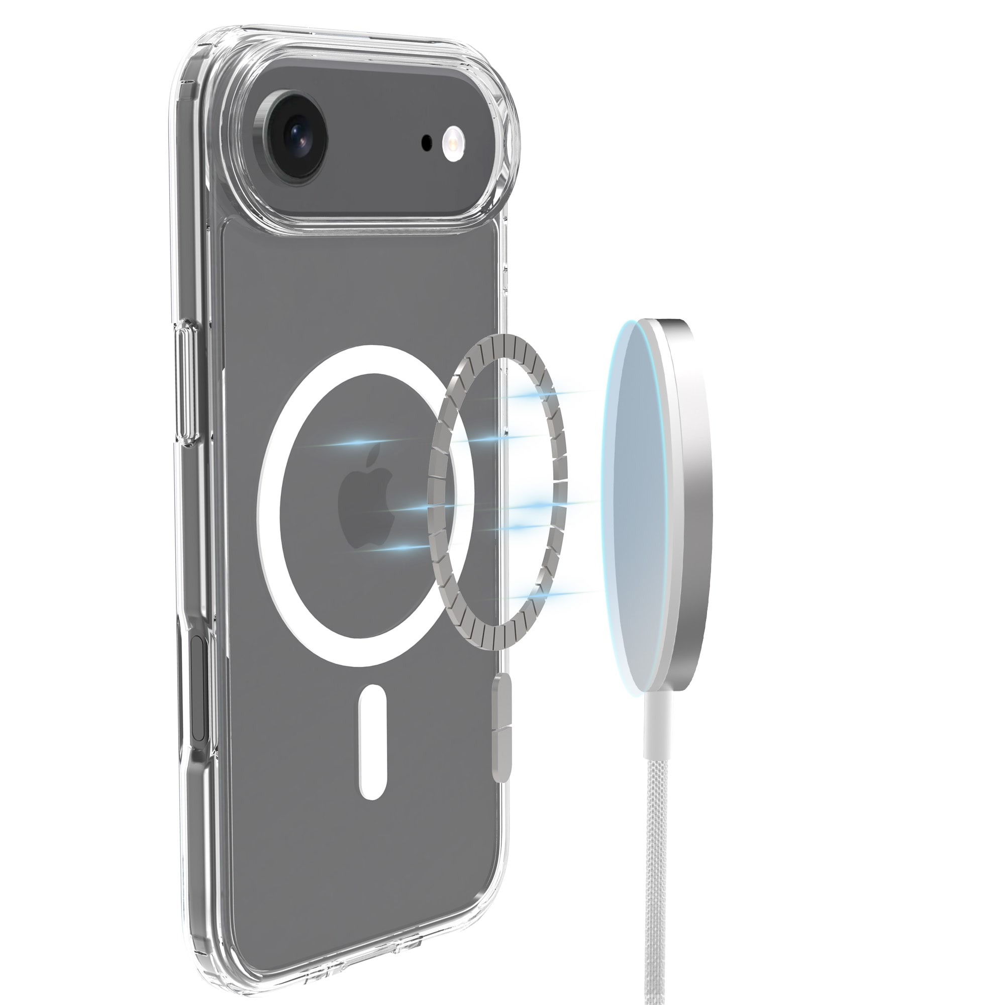iPhone Air MagSafe Hybrid-cover, Gennemsigtig