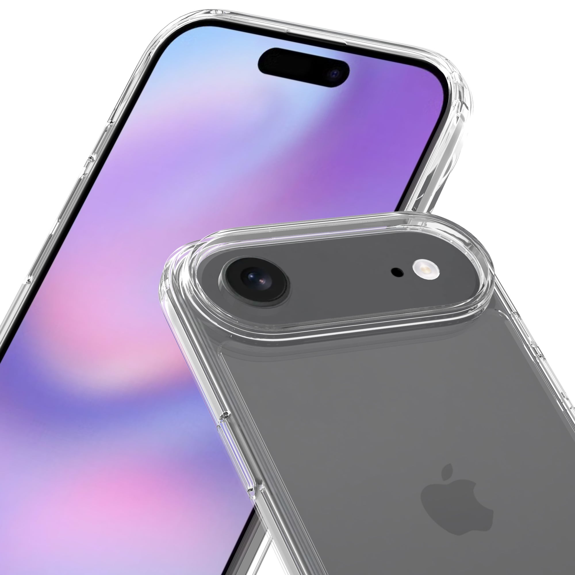 iPhone Air Crystal Hybrid-cover, Gennemsigtig