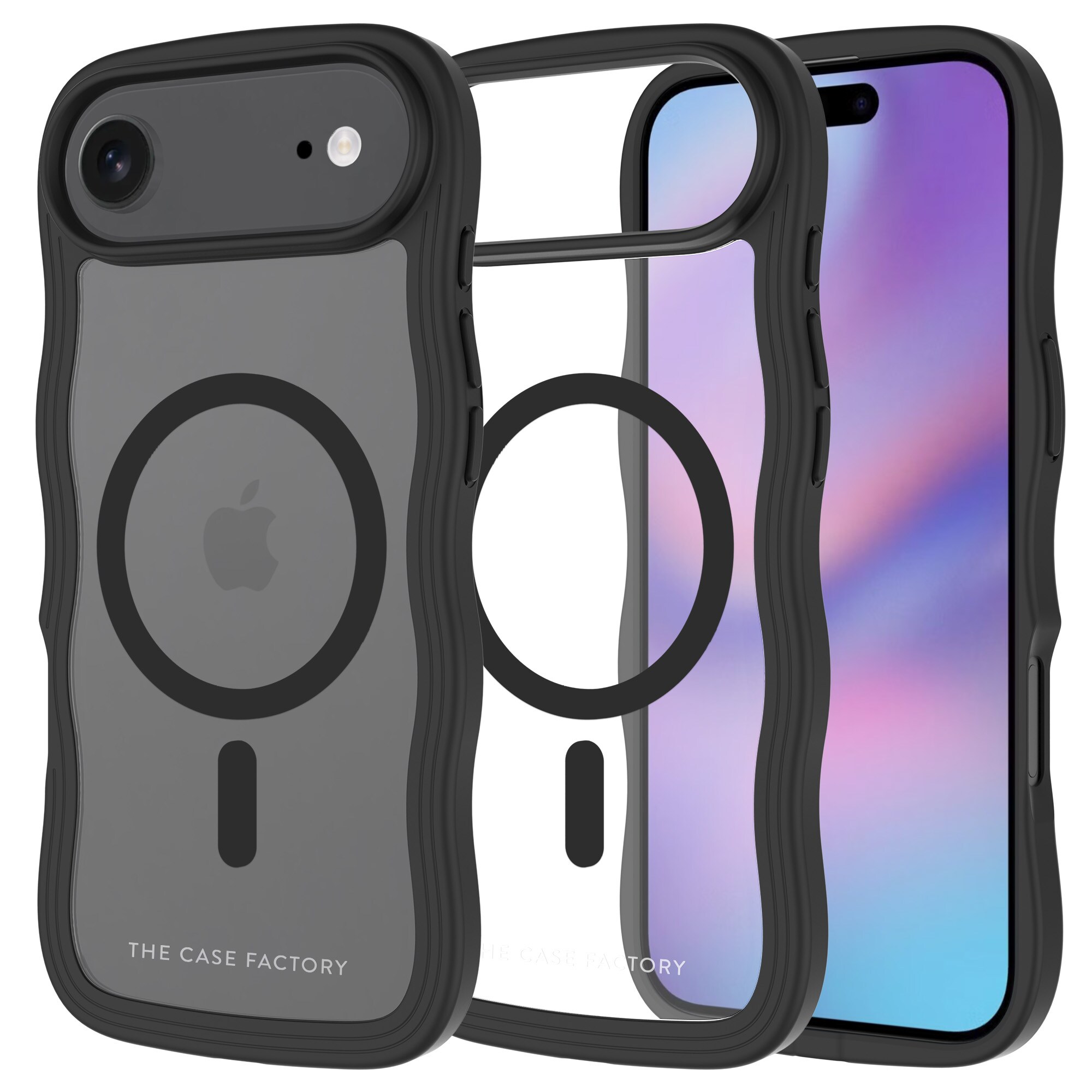 iPhone Air The Wave Magnetic Case, Sort