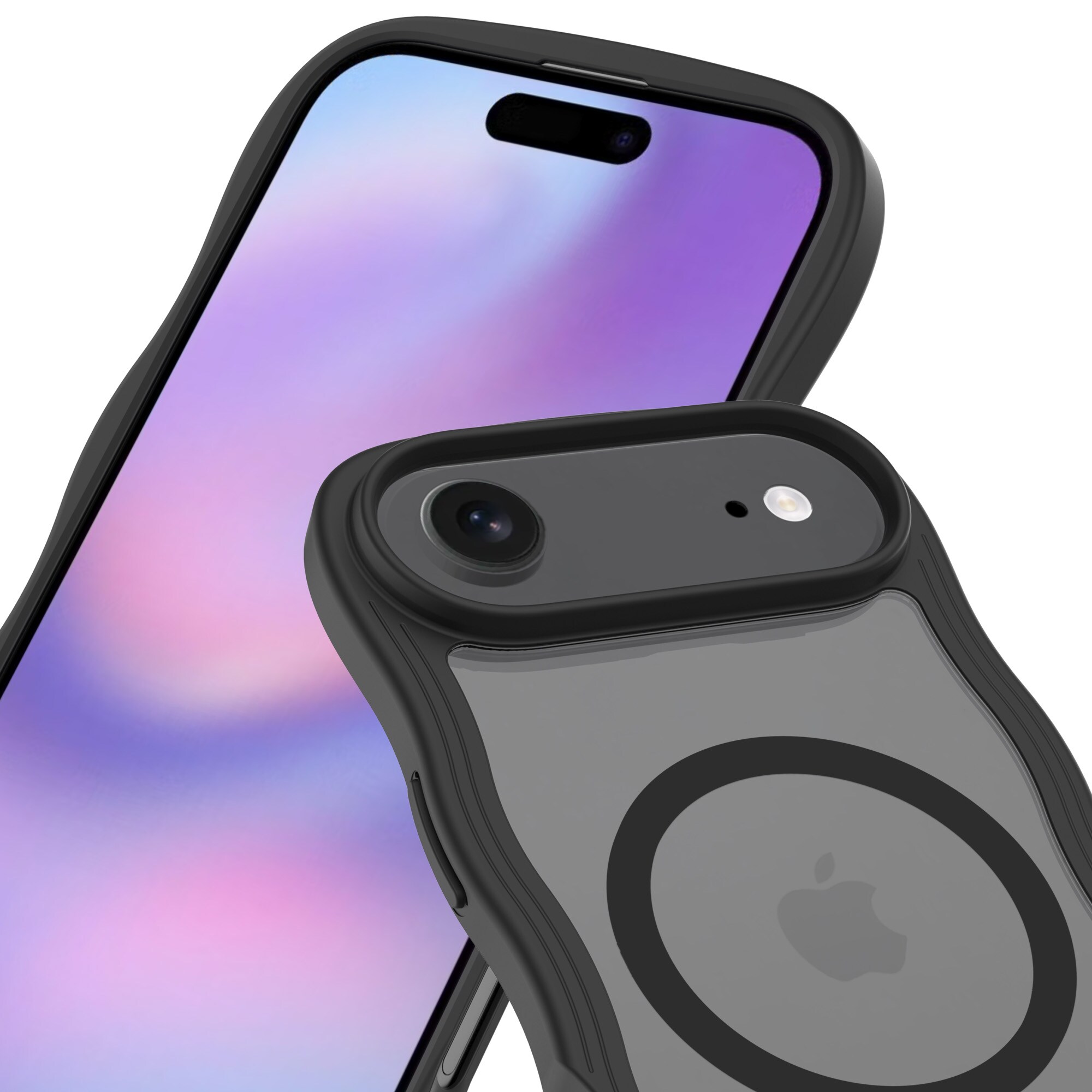 iPhone Air The Wave Magnetic Case, Sort