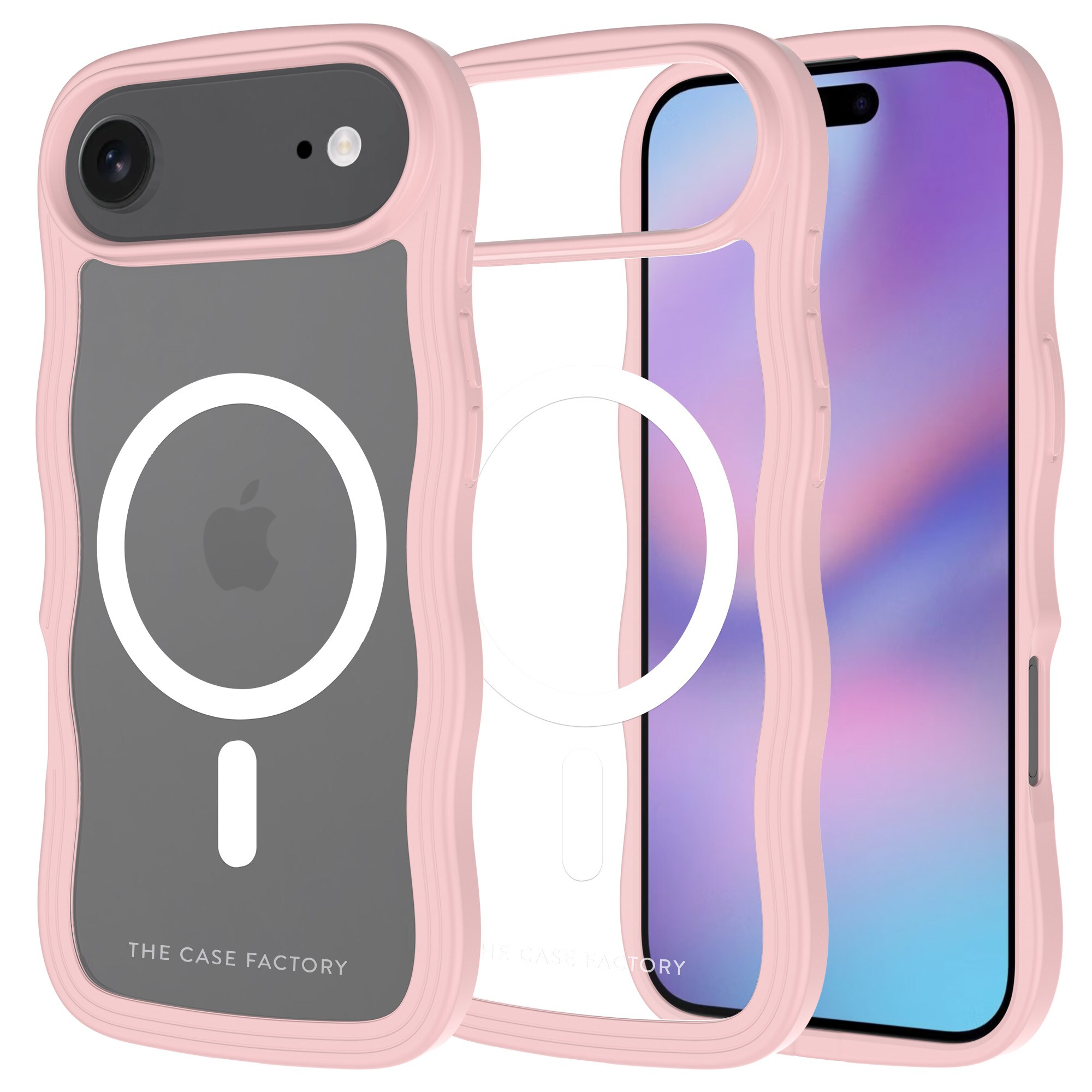 iPhone Air The Wave Magnetic Case, Lyserød