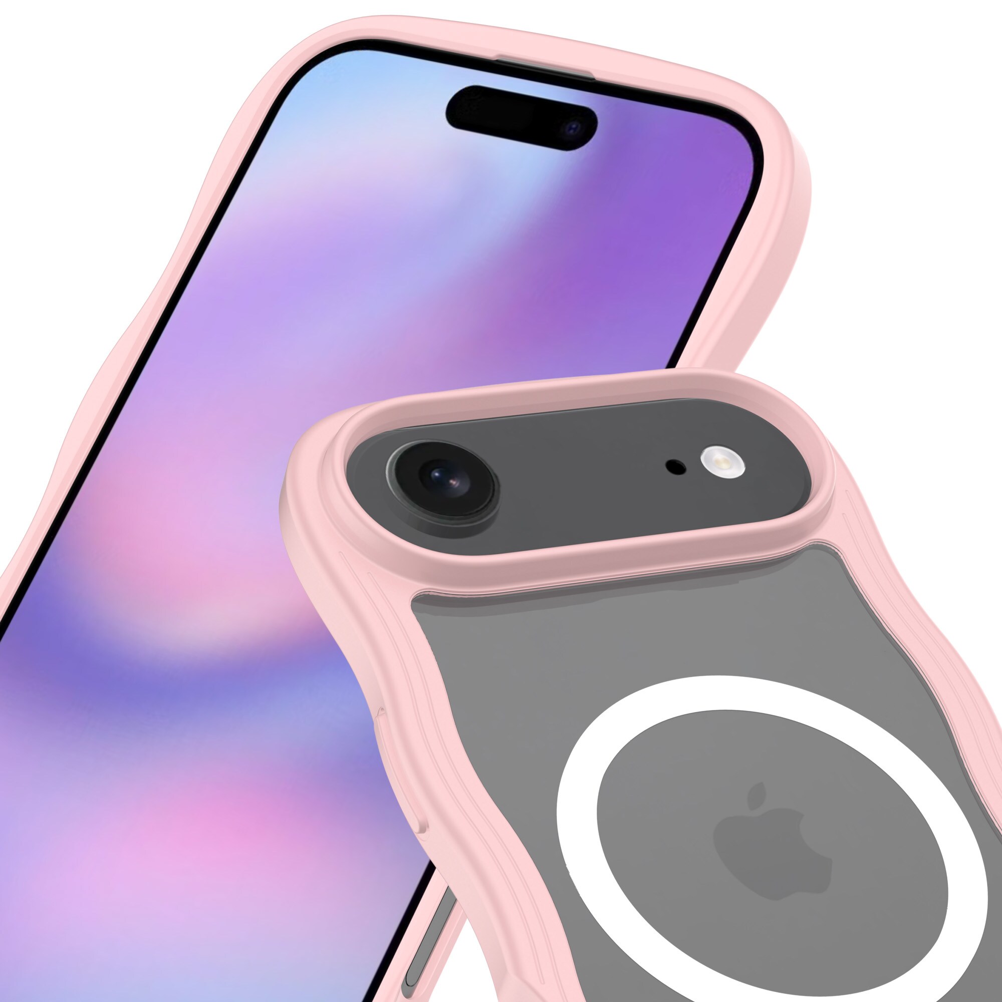 iPhone Air The Wave Magnetic Case, Lyserød