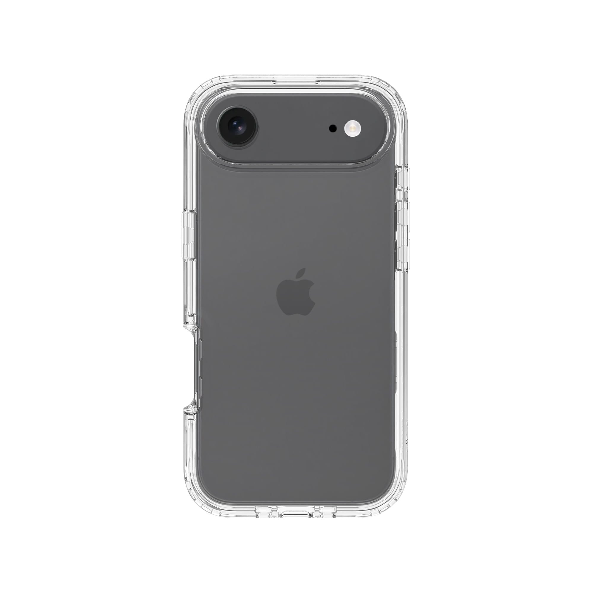 iPhone 17 Air Stødsikkert mobilcover med beskyttelsesramme Gennemsigtig