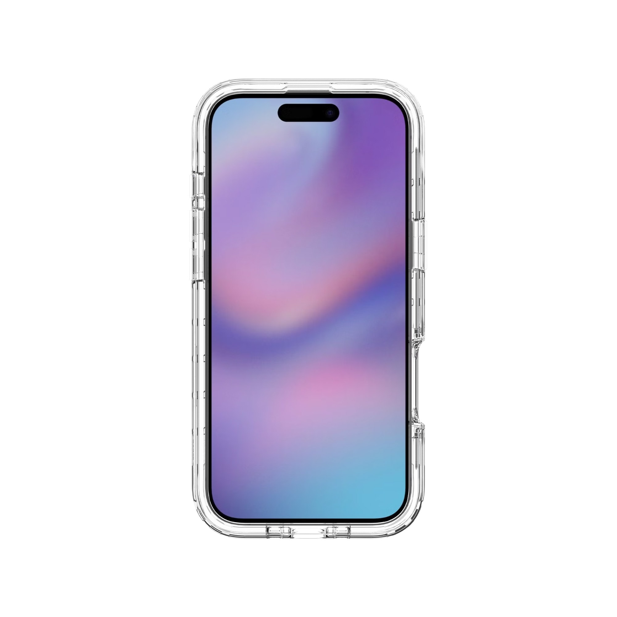 iPhone 17 Air Stødsikkert mobilcover med beskyttelsesramme Gennemsigtig