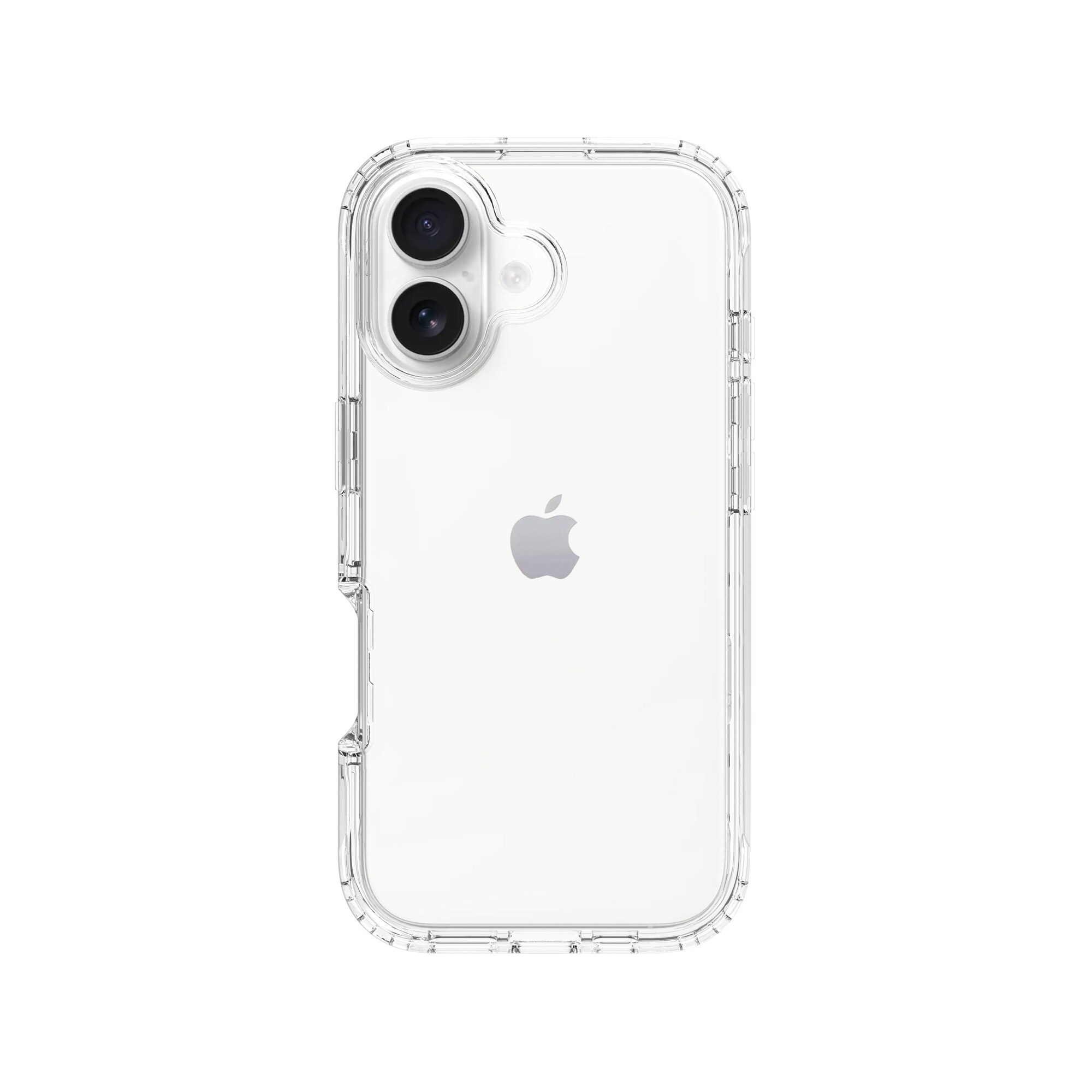 iPhone 17 Mobilcover med beskyttelsesramme, Gennemsigtig