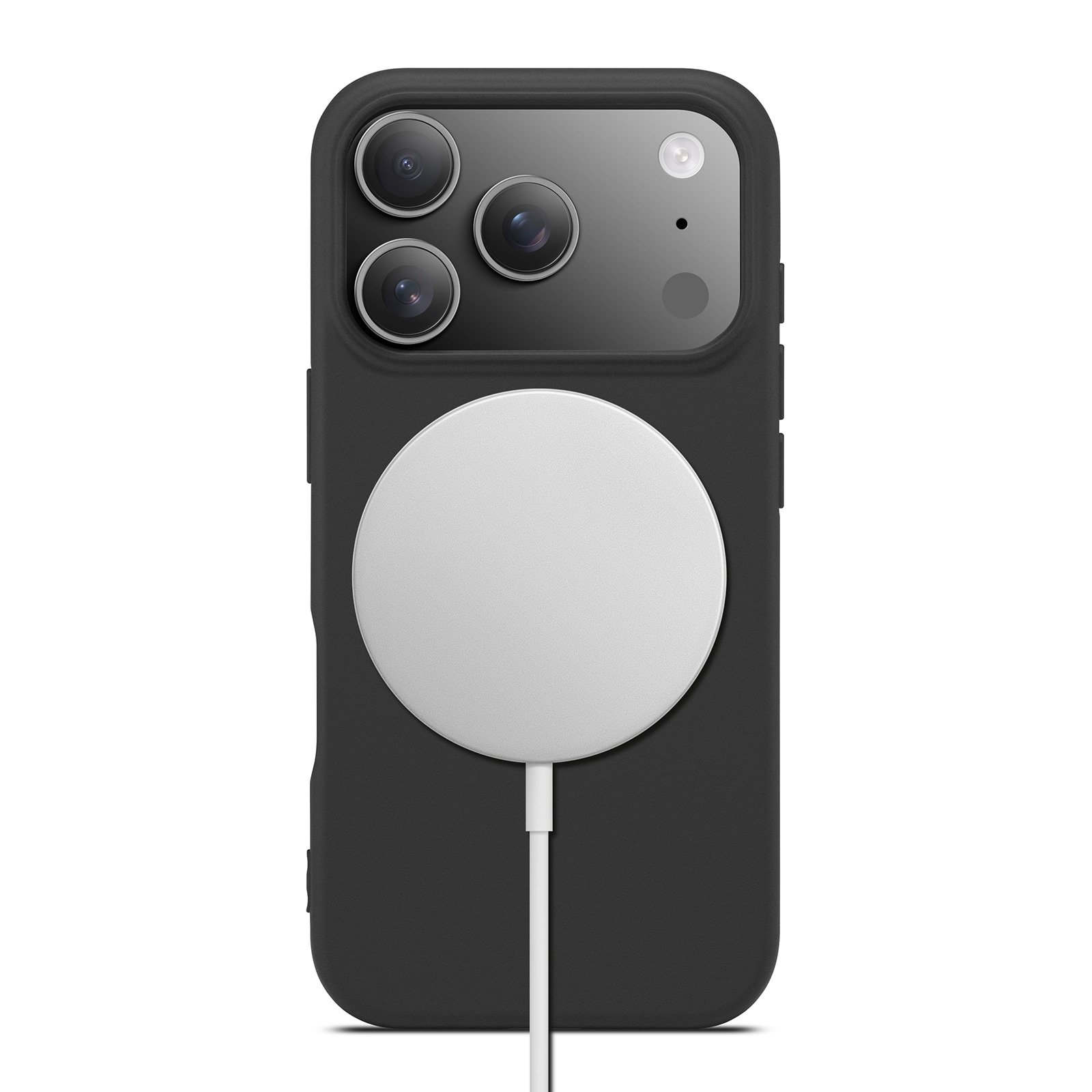 iPhone 17 Pro Max MagSafe mobilcover i TPU, Sort