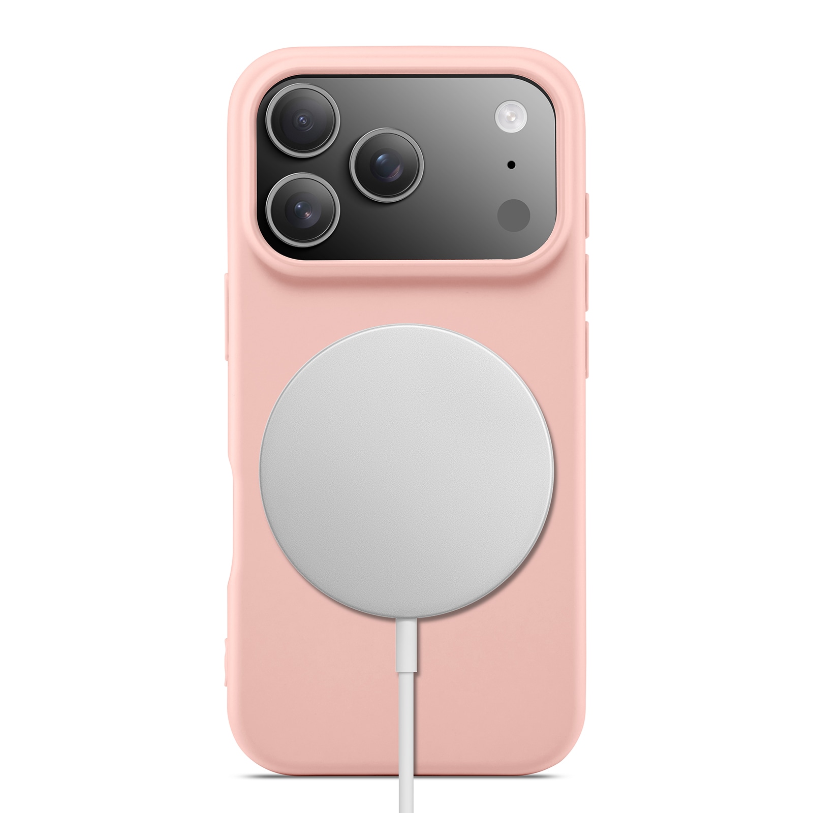 iPhone 17 Pro MagSafe mobilcover i TPU, Lyserød