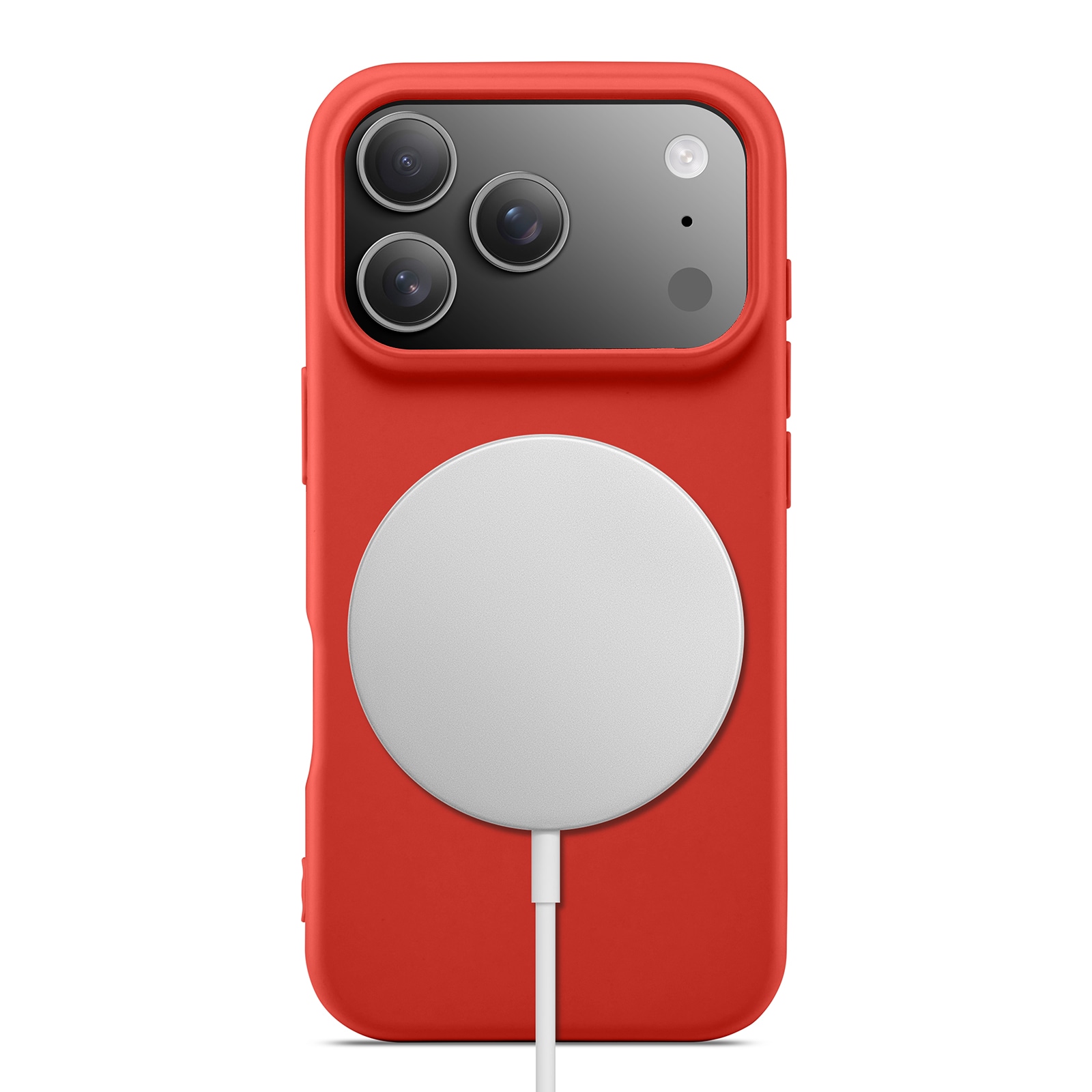 iPhone 17 Pro Max MagSafe mobilcover i TPU, Rød