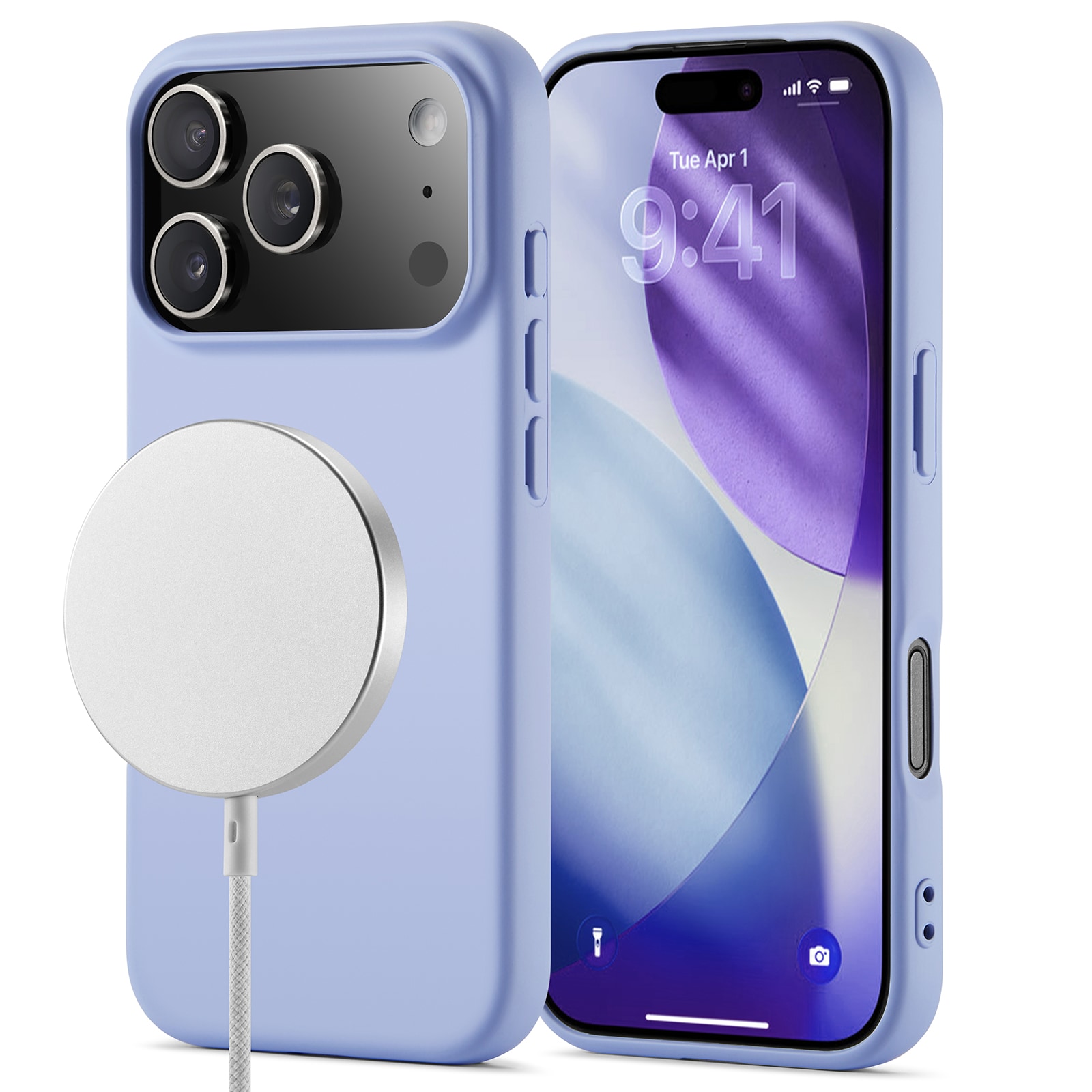 iPhone 17 Pro MagSafe mobilcover i TPU, Lilla