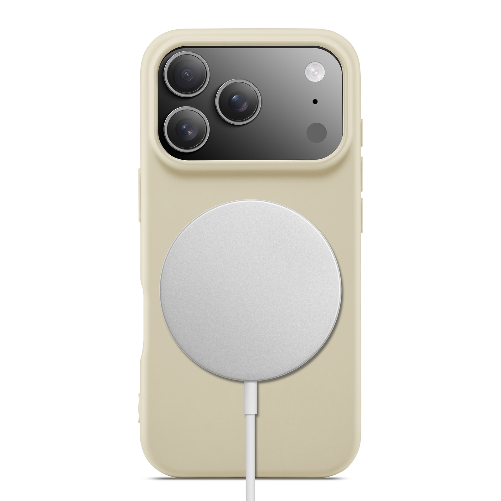 iPhone 17 Pro MagSafe mobilcover i TPU, Beige