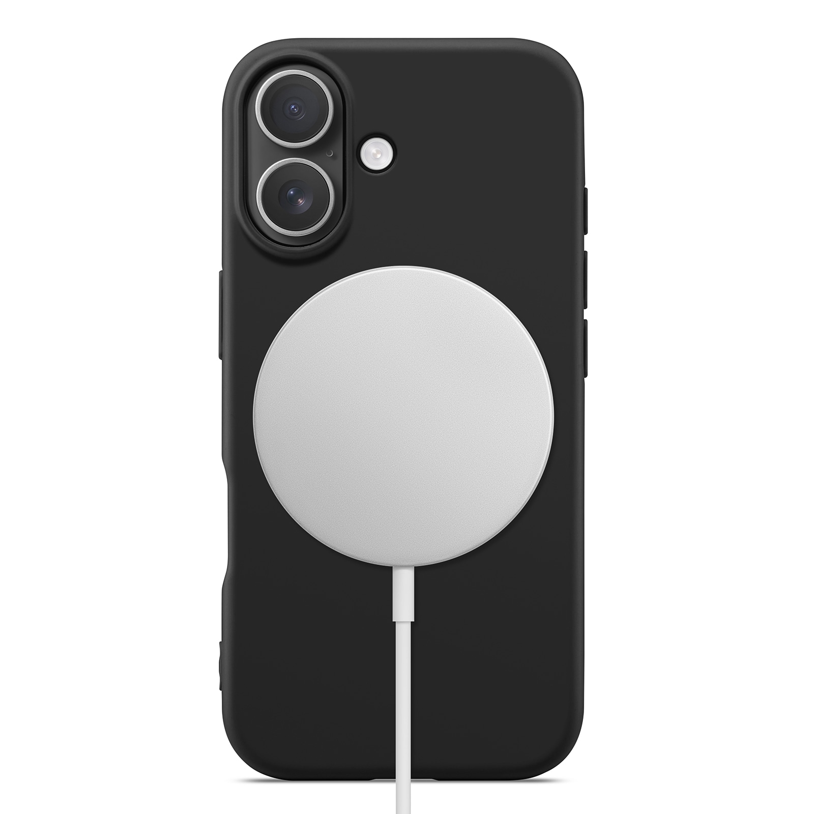 iPhone 17 MagSafe mobilcover i TPU, Sort