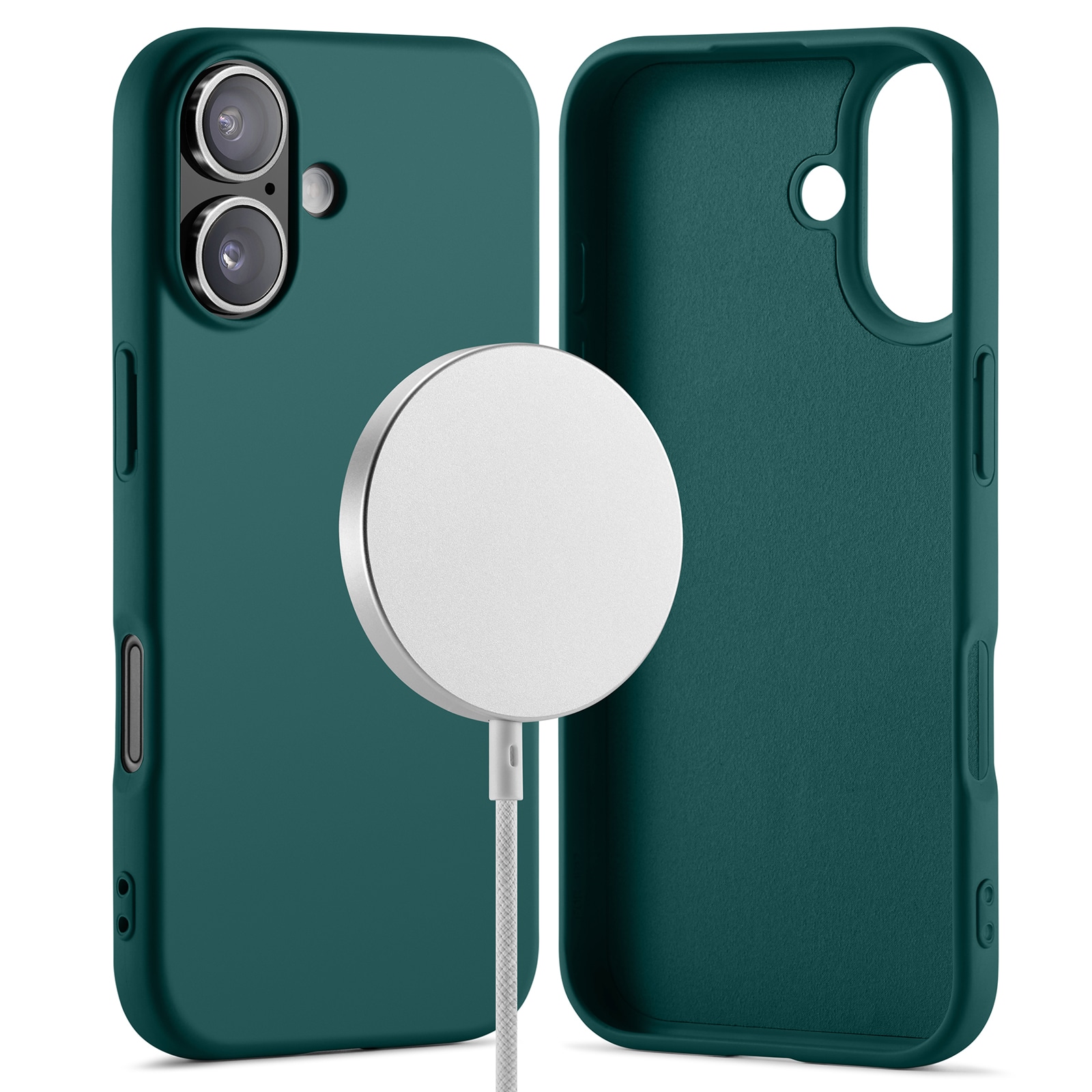 iPhone 17 MagSafe mobilcover i TPU, Mørkegrøn
