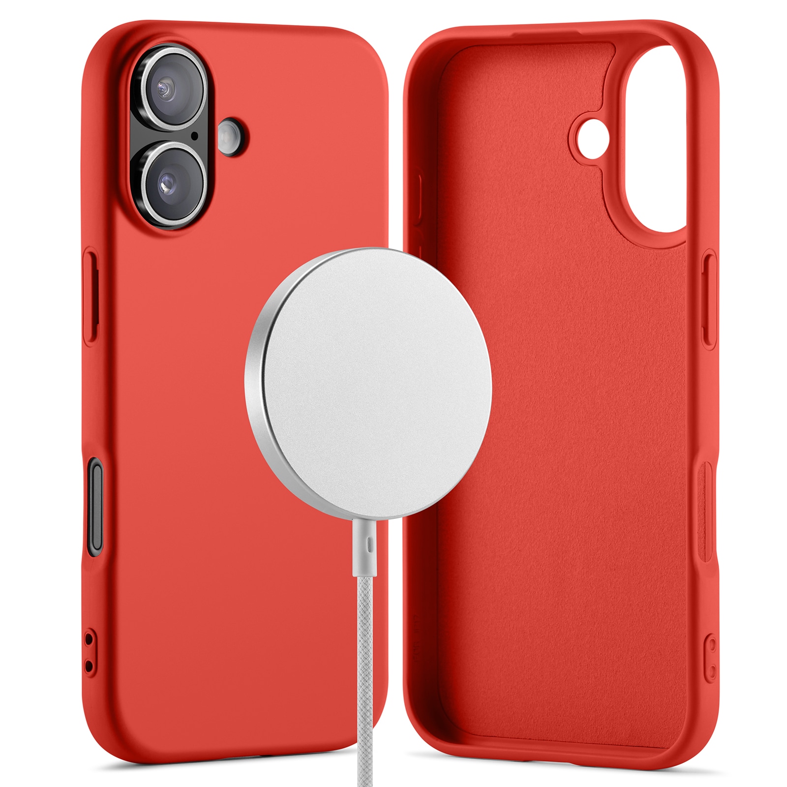 iPhone 17 MagSafe mobilcover i TPU, Rød