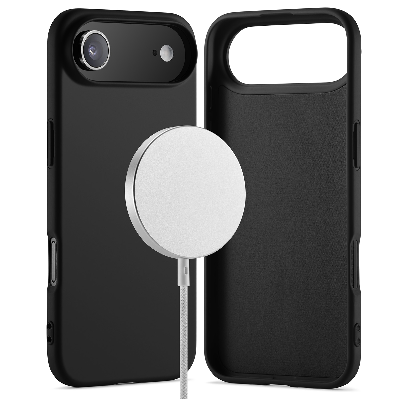 iPhone 17 Air MagSafe mobilcover i TPU, Sort