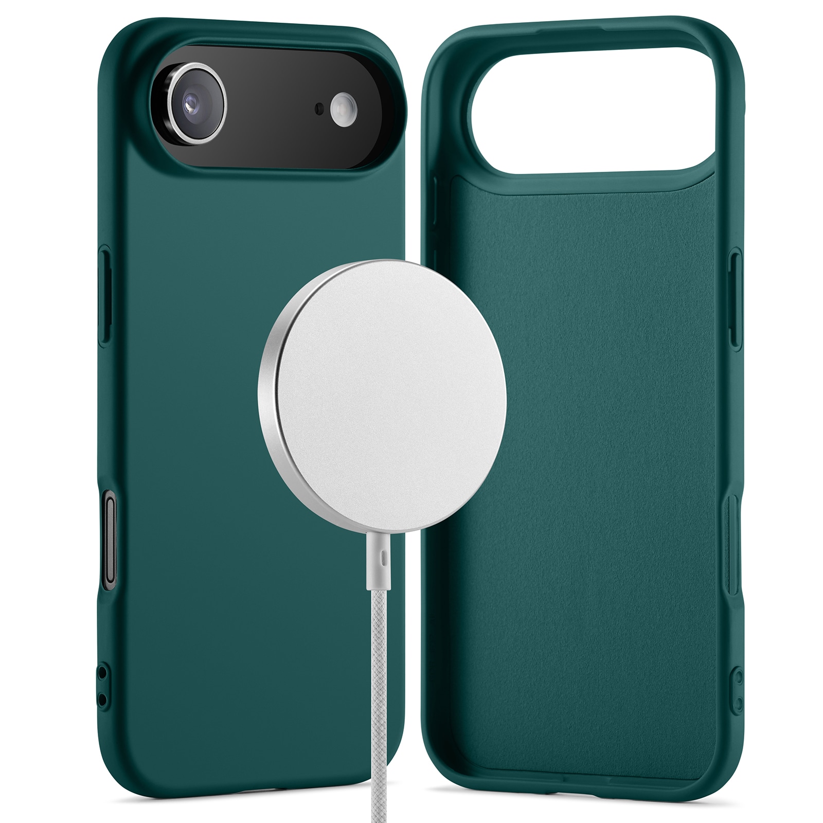 iPhone 17 Air MagSafe mobilcover i TPU, Mørkegrøn