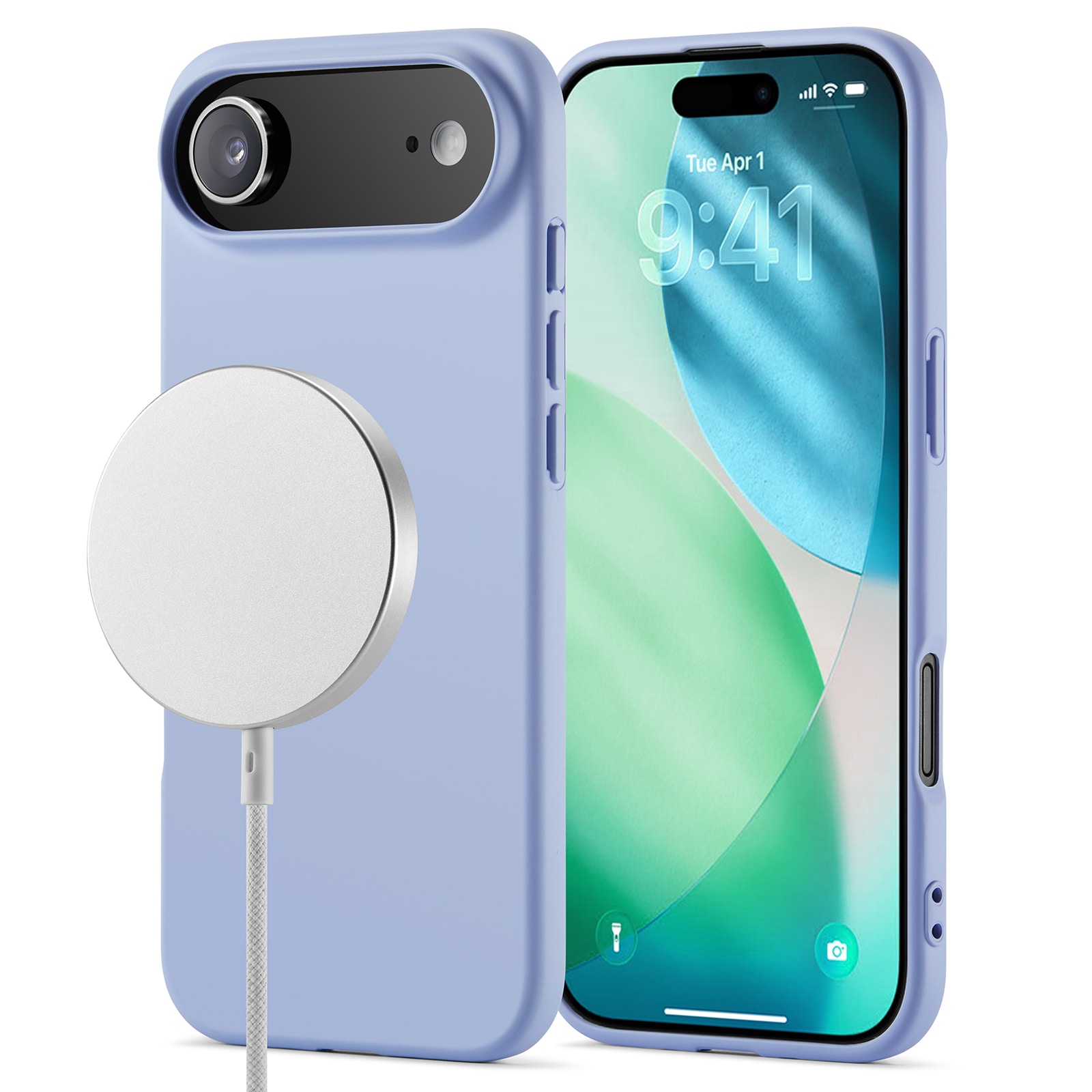 iPhone 17 Air MagSafe mobilcover i TPU, Lilla
