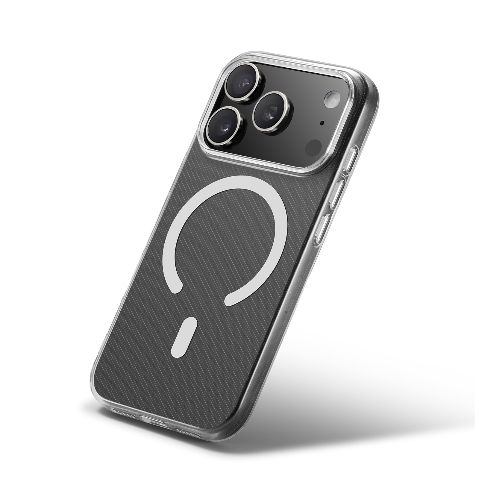 iPhone 17 Pro Max MagSafe-cover i TPU, Gennemsigtig