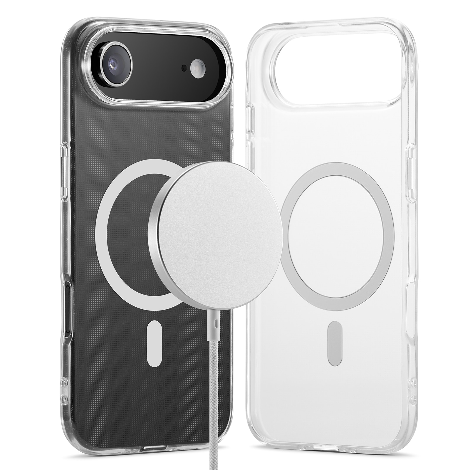 iPhone 17 Air MagSafe-cover i TPU, Gennemsigtig