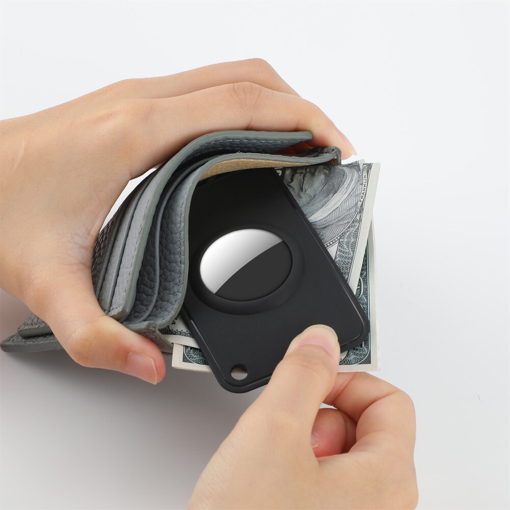 Apple AirTag Kortformat cover til pung, Sort