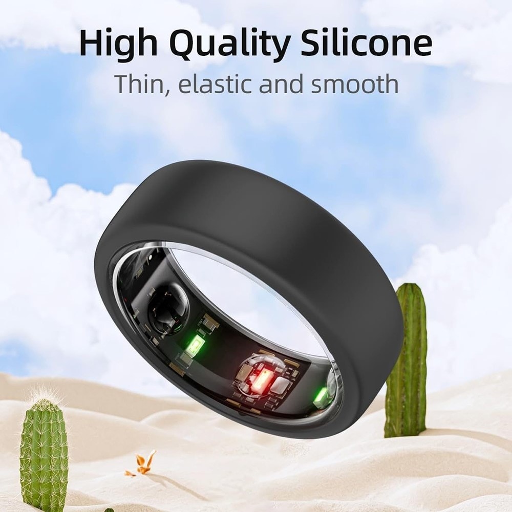 Oura Ring Gen 3 silikonecover til str. 6-10, Gennemsigtig