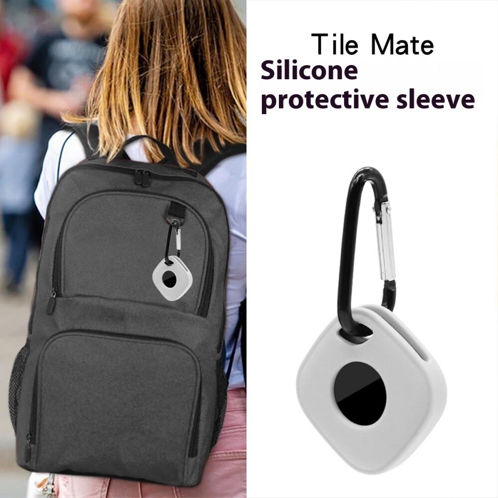 Tile Mate (2024) Karabinhage med silikonecover, Sort