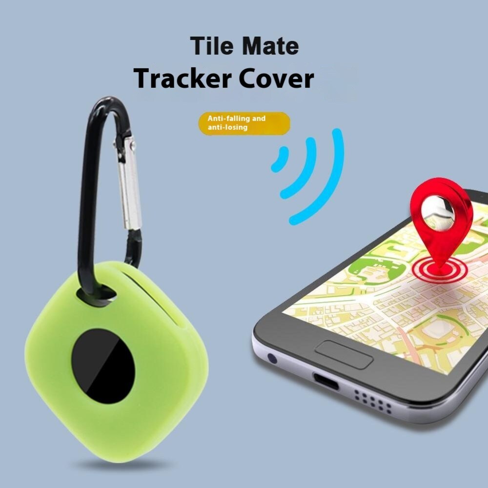 Tile Mate (2024) Karabinhage med silikonecover, Sort