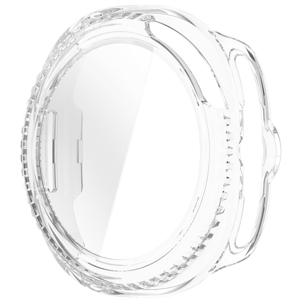 Samsung Galaxy Watch 8 Classic Heldækkende cover med indbygget skærmbeskytter, Gennemsigtig