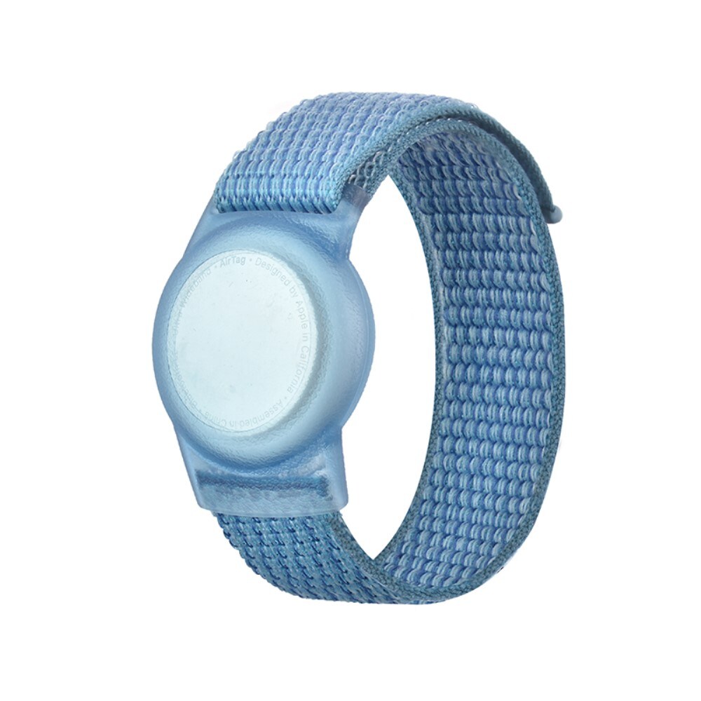 Apple AirTag Armbånd i nylon til børn, Blå