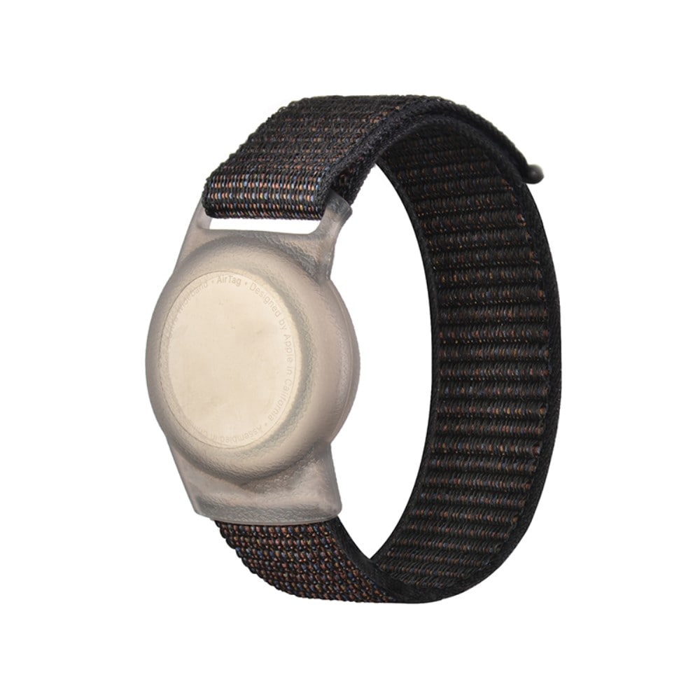Apple AirTag Armbånd i nylon til børn, Sort