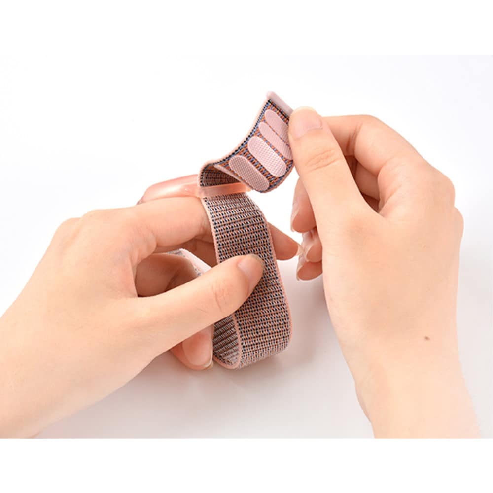 Apple AirTag Armbånd i nylon til børn, Rød