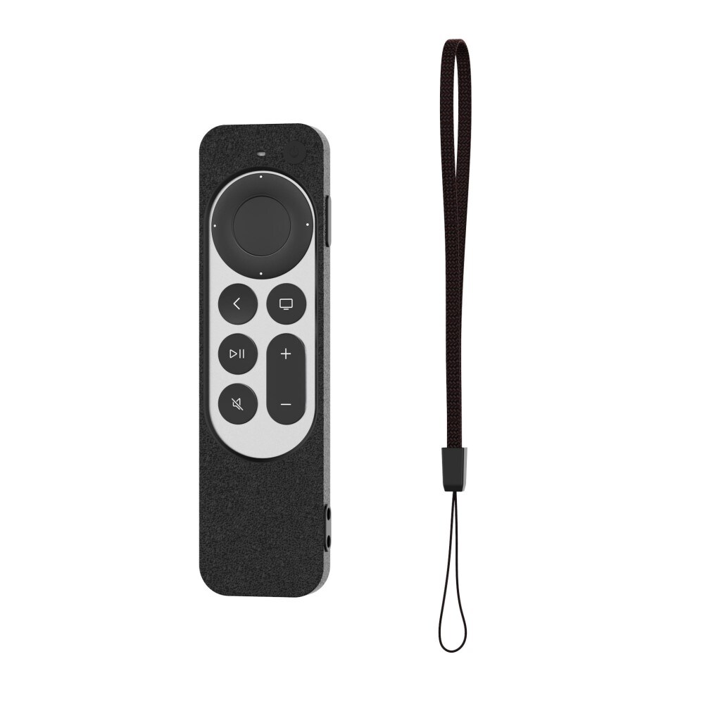 Apple TV 4K 2021 fjernbetjening silikonecover, Sort