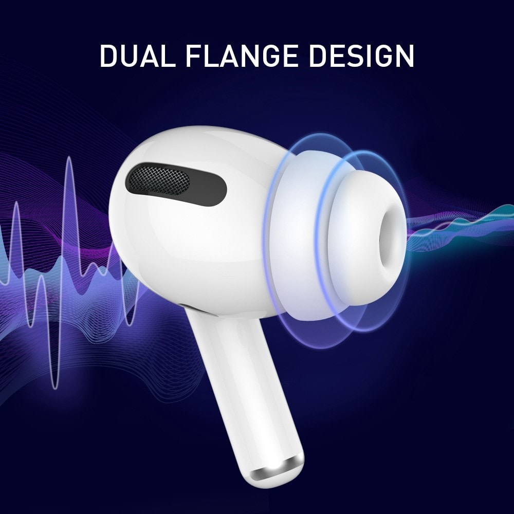 Apple AirPods Pro 2-pak bløde ear tips - str. S, Hvid