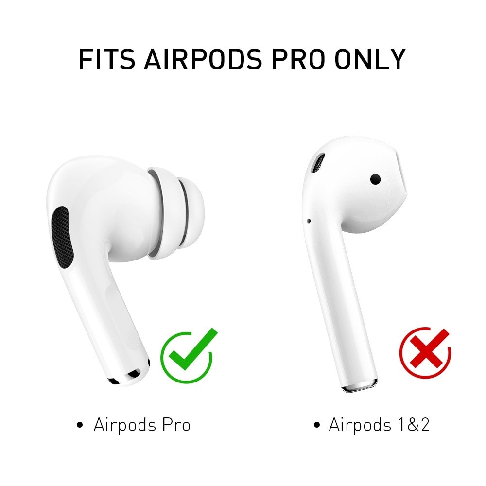 Apple AirPods Pro 2-pak bløde ear tips - str. S, Hvid