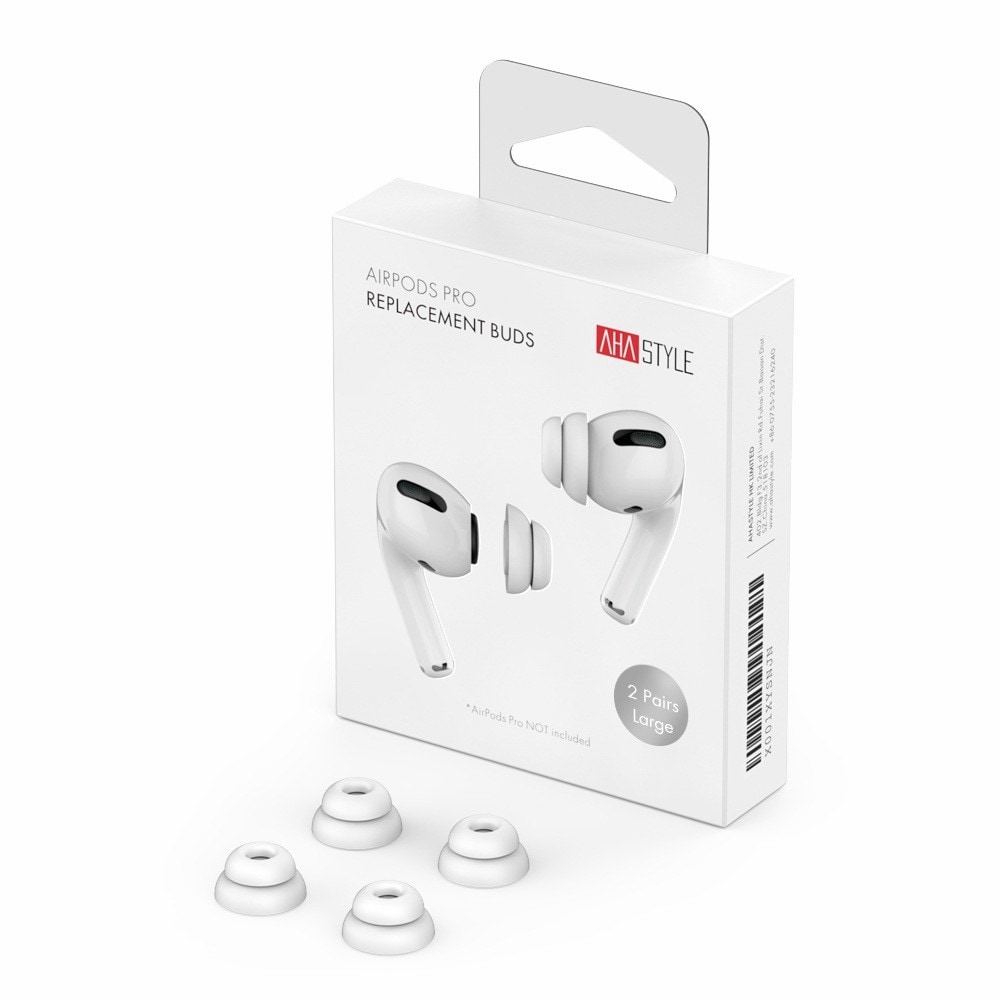 Apple AirPods Pro 2-pak bløde ear tips - str. S, Hvid