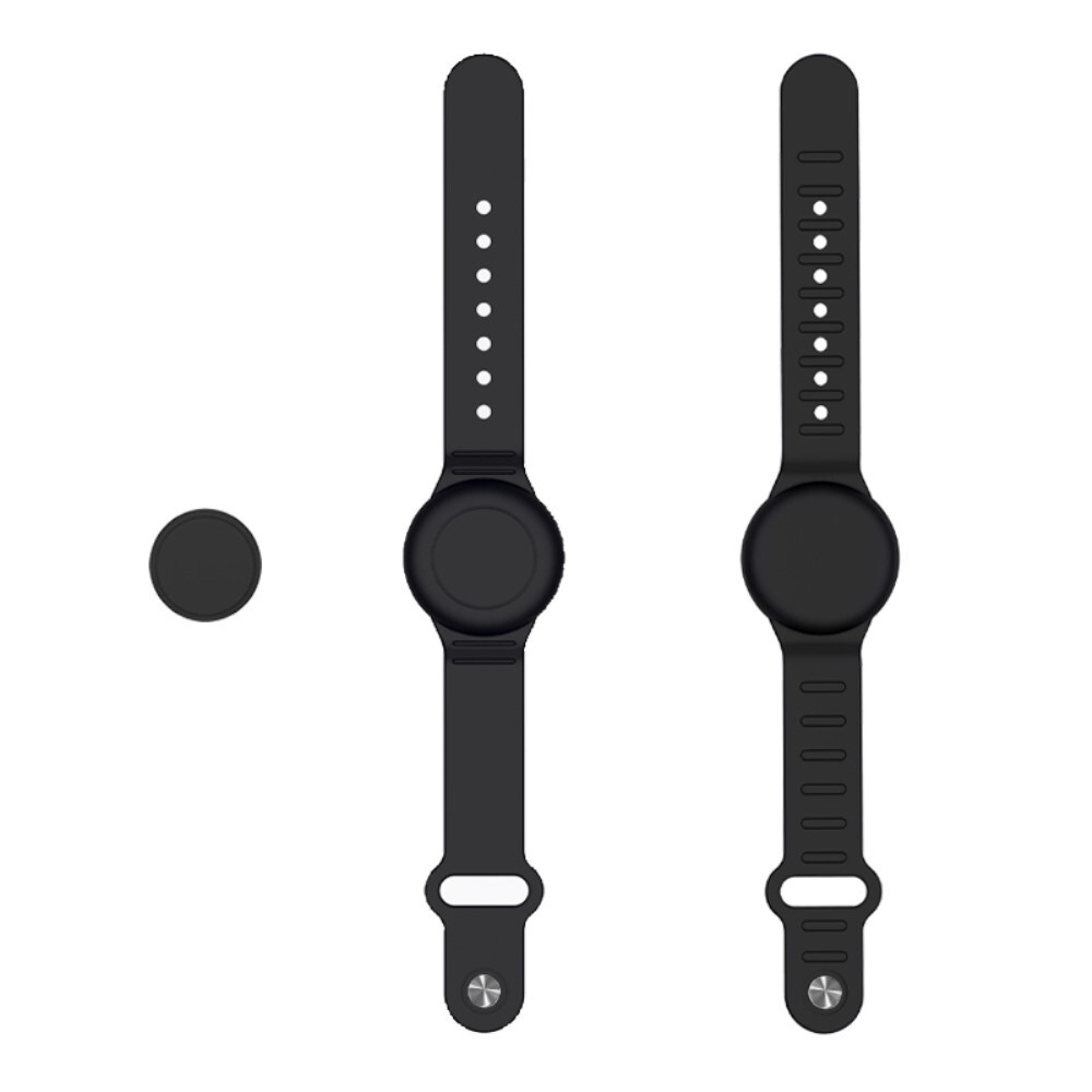 Apple AirTag Vandtæt silikonearmbånd, Hvid