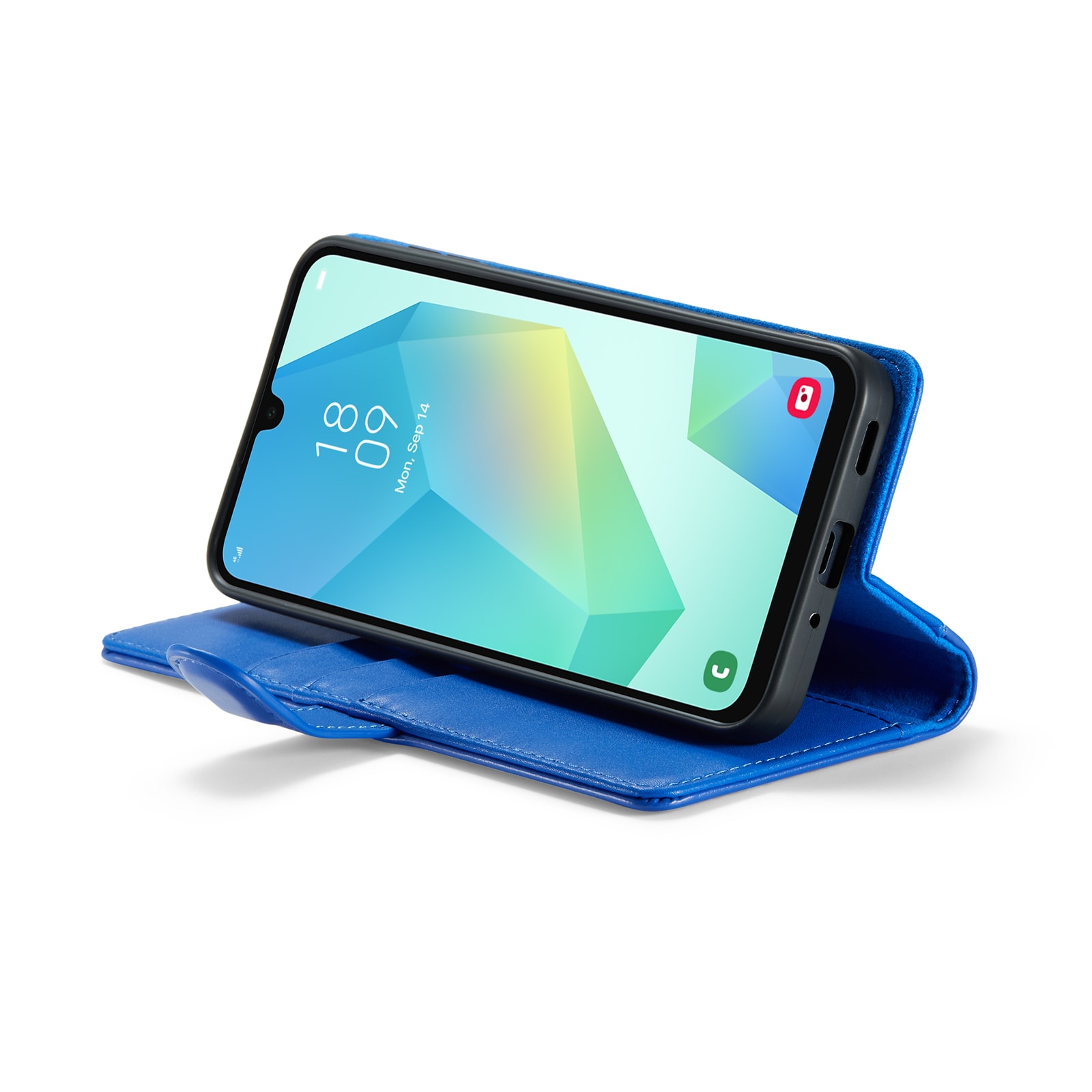Samsung Galaxy A16 Pungetui i ægte læder, Blå