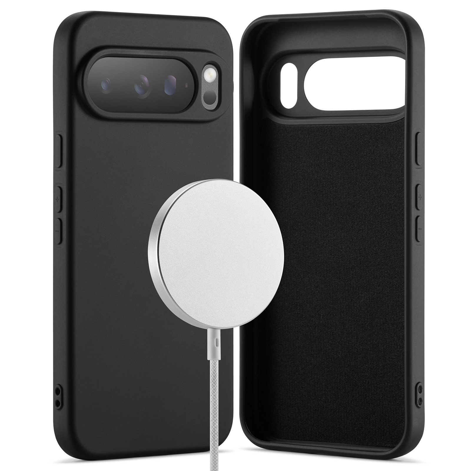 Google Pixel 10 Pro MagSafe mobilcover i TPU, Sort