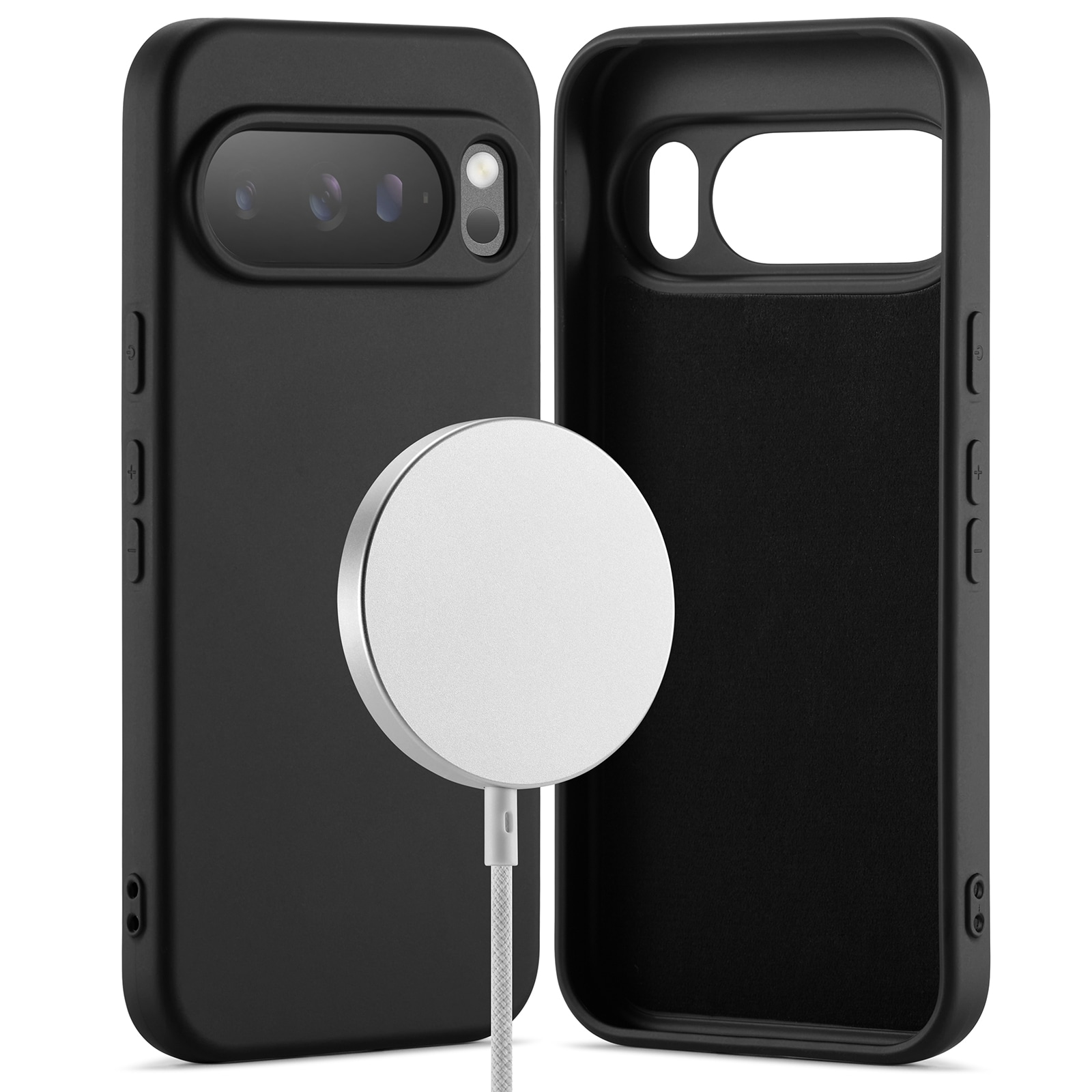 Google Pixel 10 MagSafe mobilcover i TPU, Sort