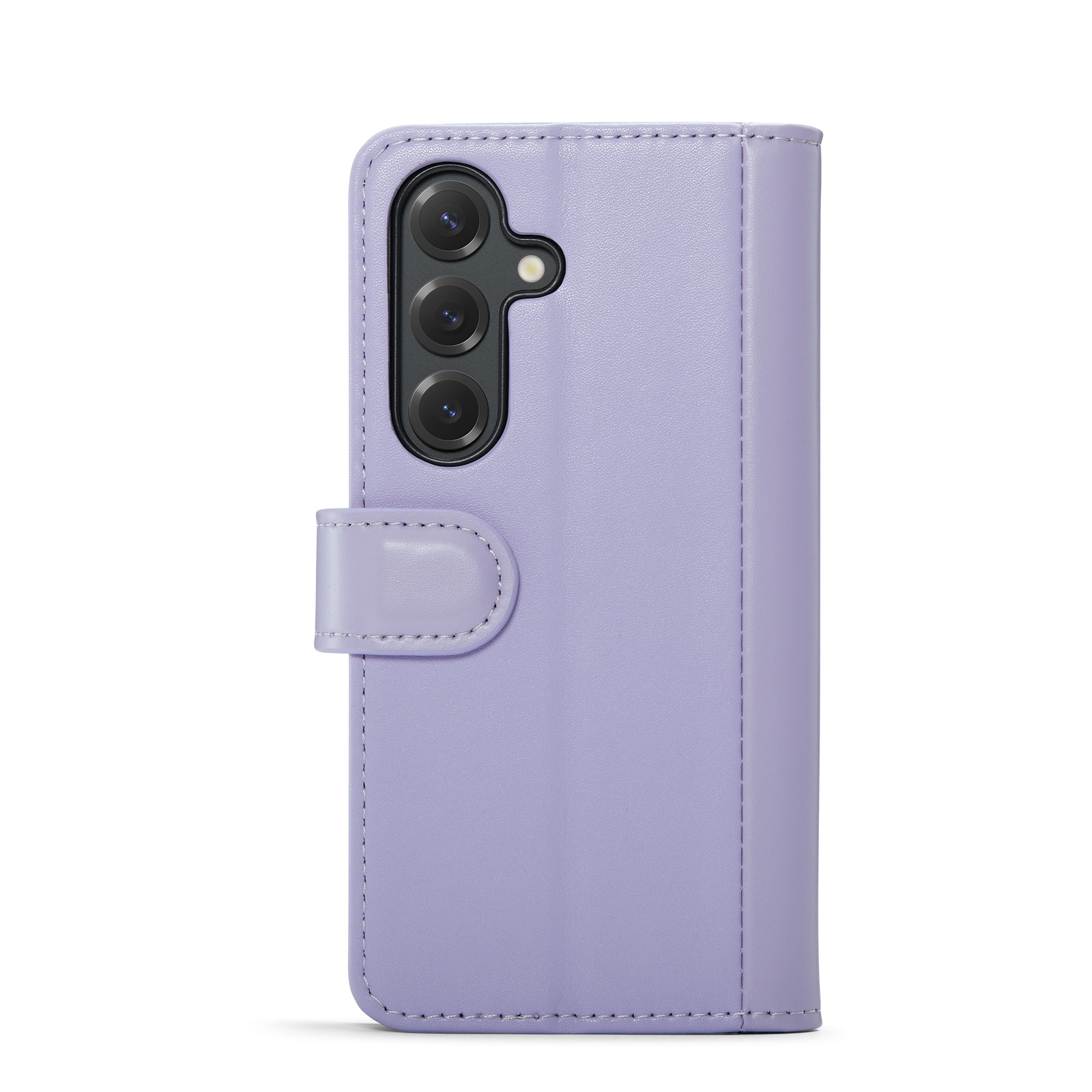Samsung Galaxy S25 Pungetui i ægte læder, Lilla
